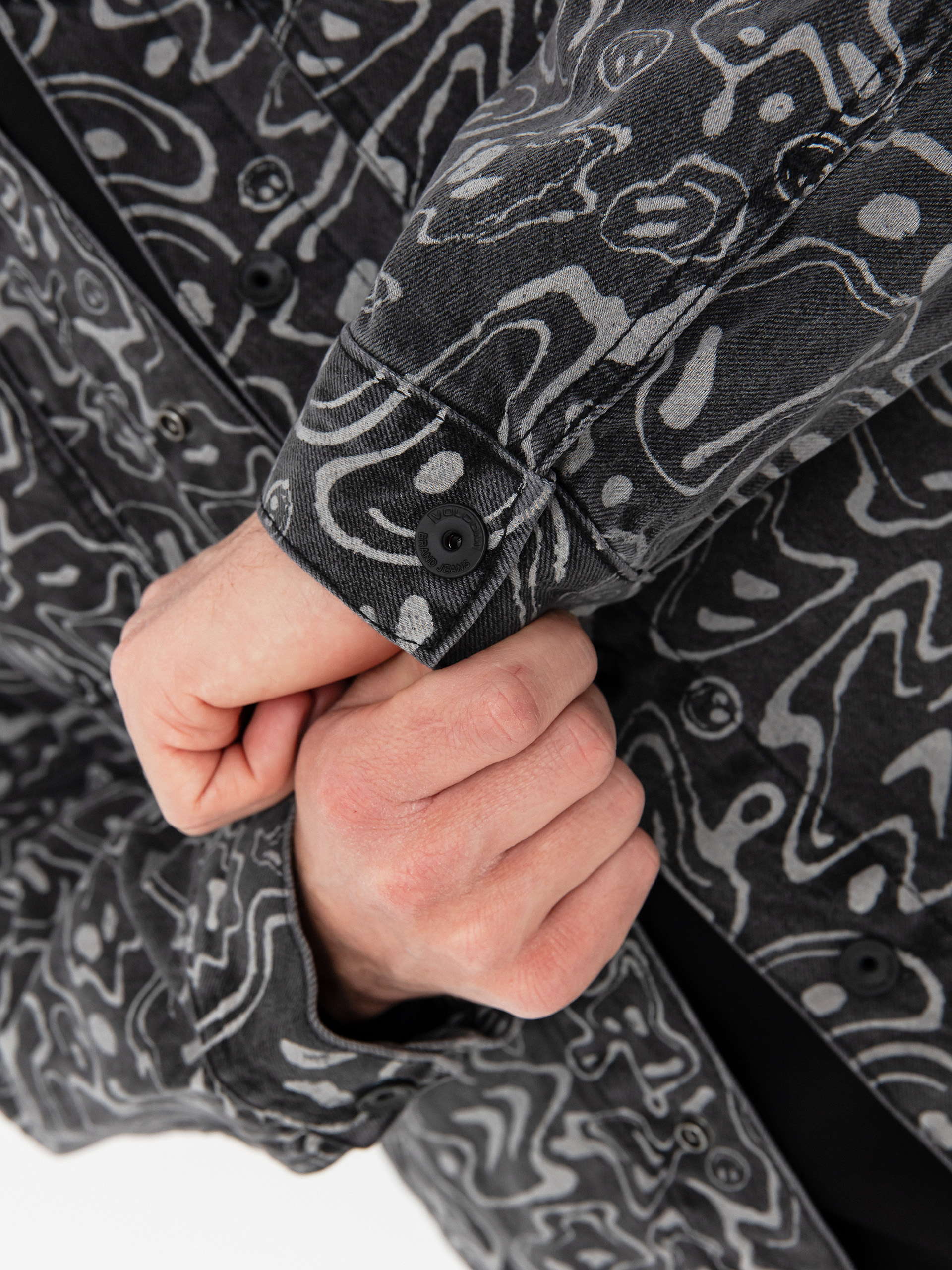 Яке Volcom Fa F Rygalski (black print)