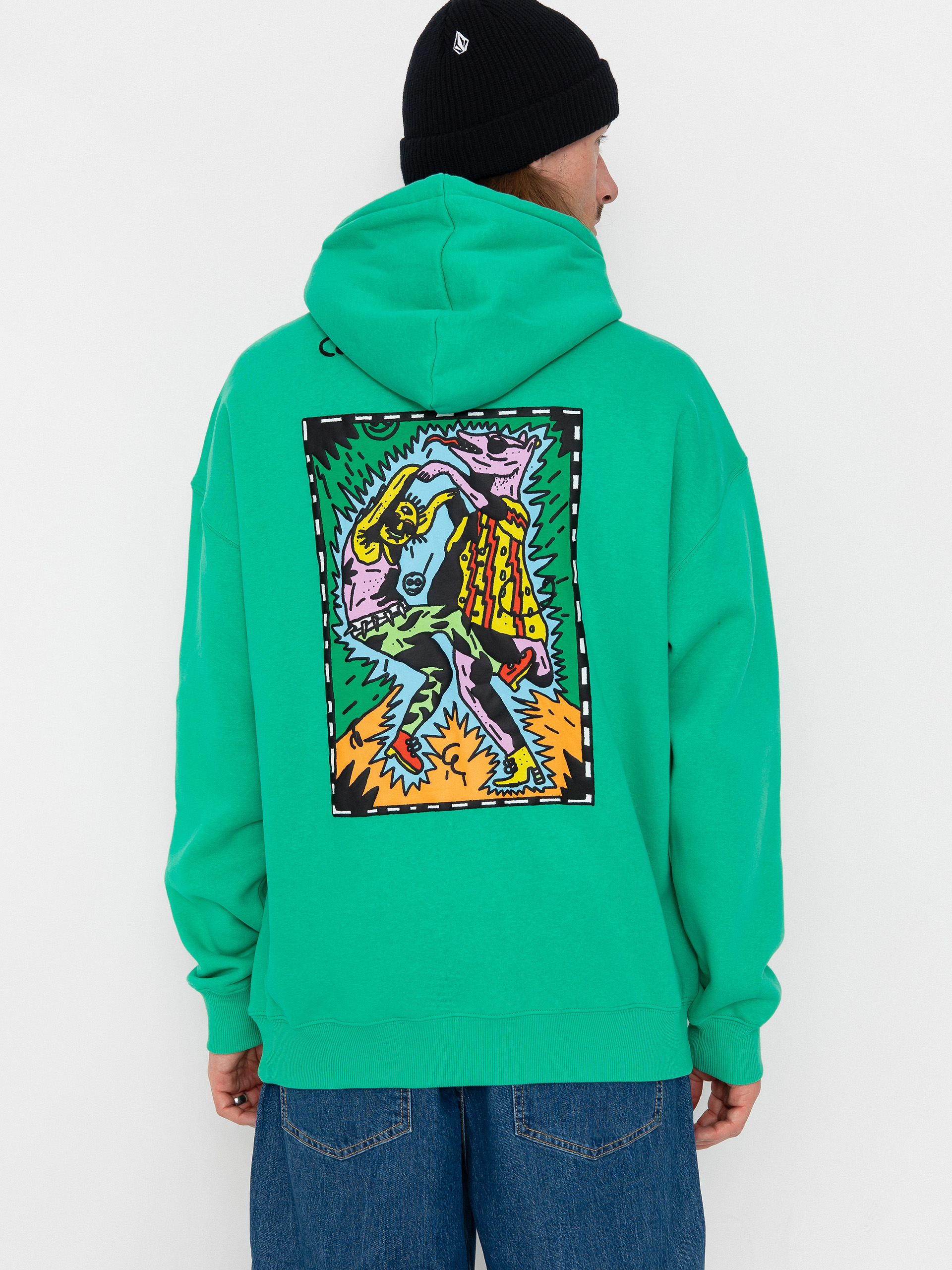 Суитшърт с качулка Volcom Fa Bob Mollema 1 HD (mint)