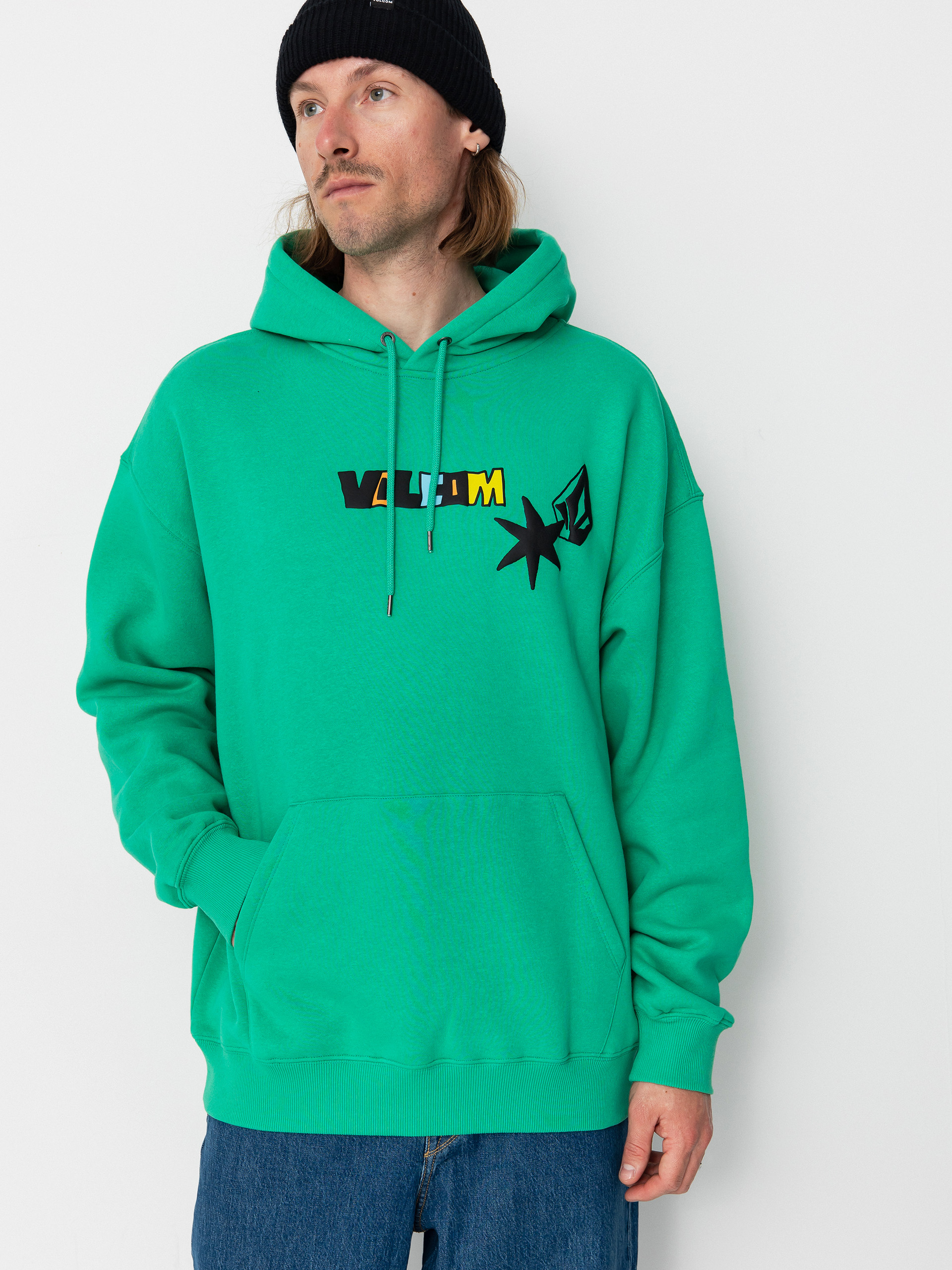 Суитшърт с качулка Volcom Fa Bob Mollema 1 HD (mint)