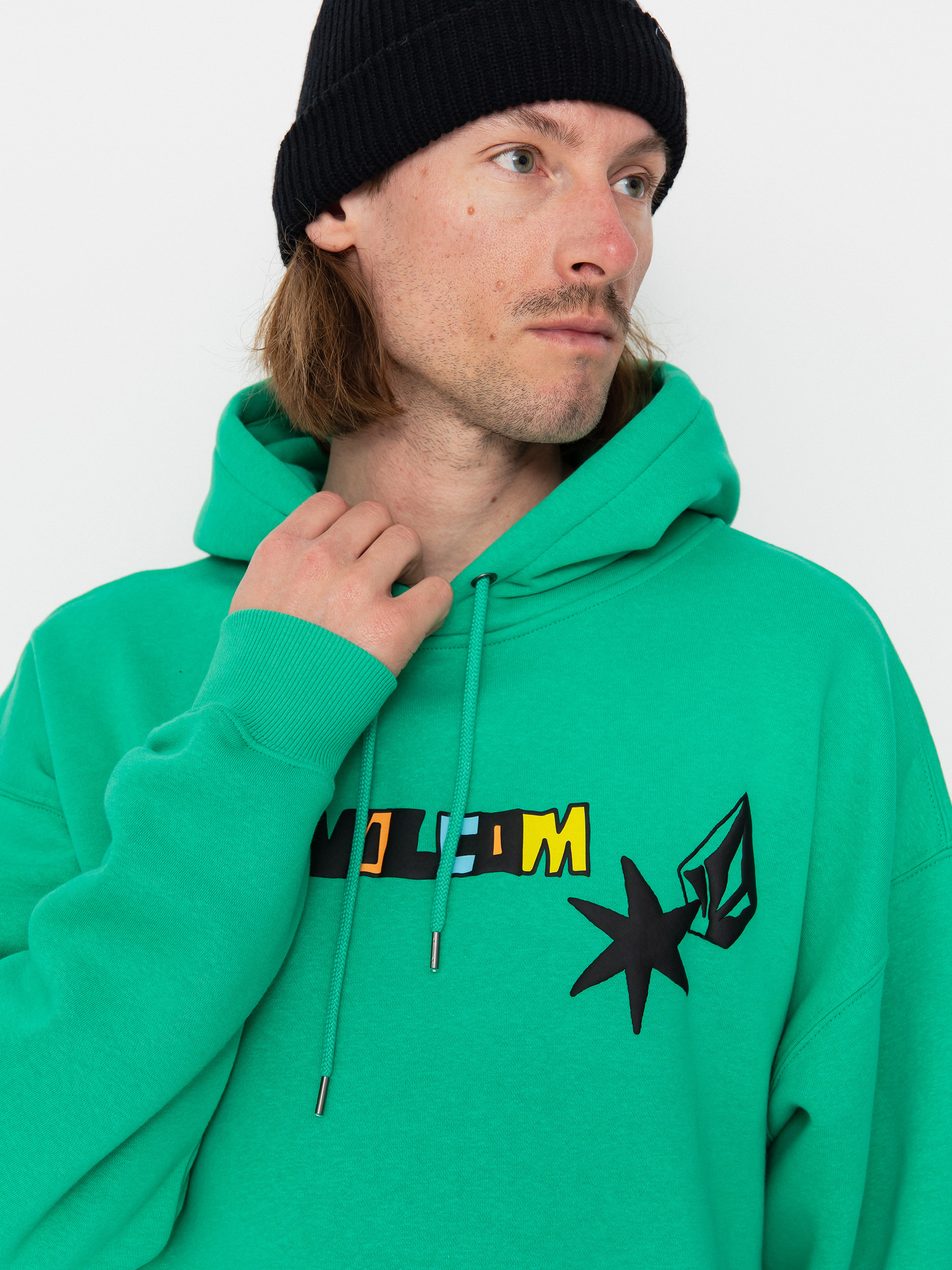 Суитшърт с качулка Volcom Fa Bob Mollema 1 HD (mint)