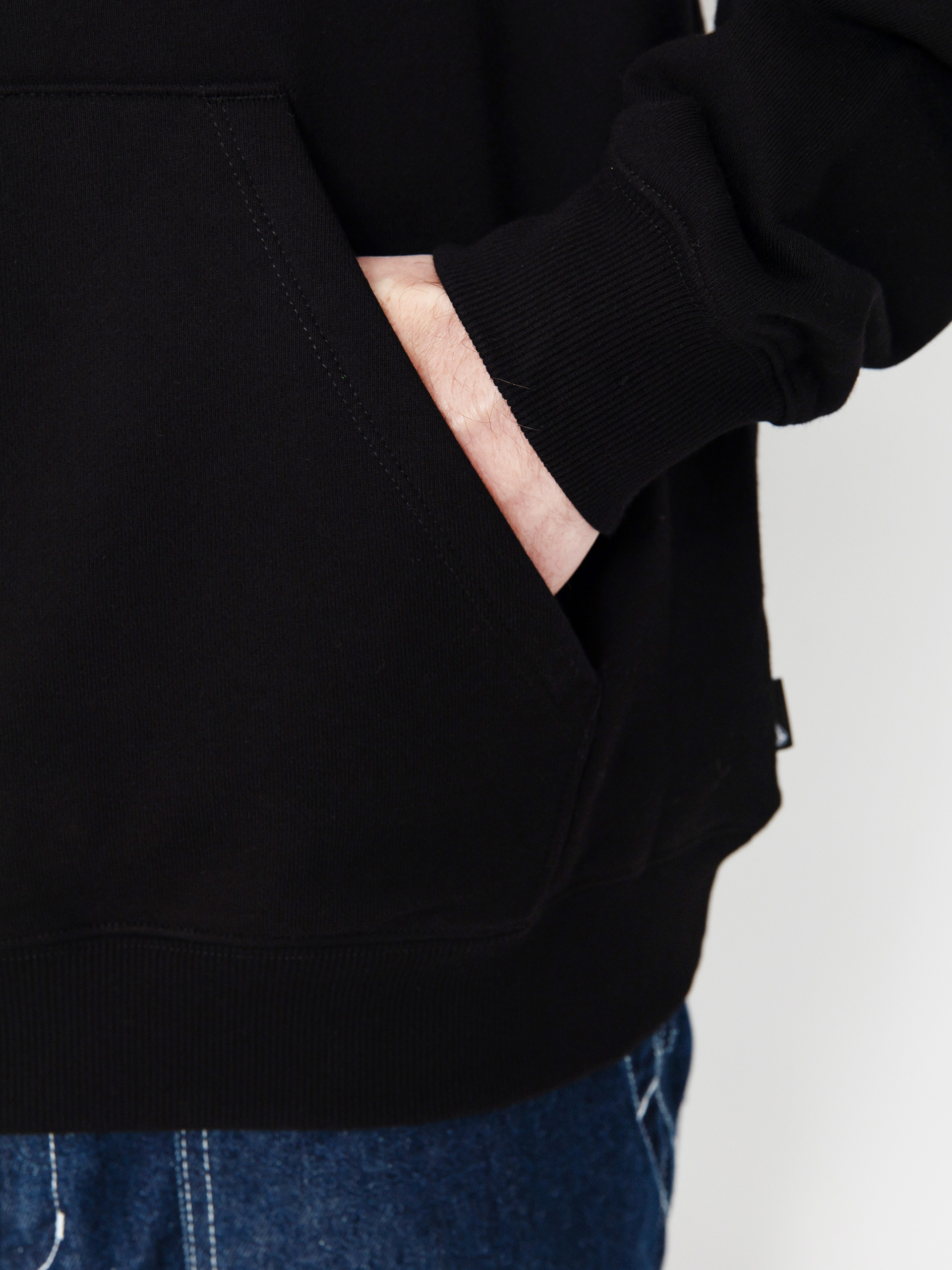 Суитшърт с качулка Volcom Handerry HD (black)
