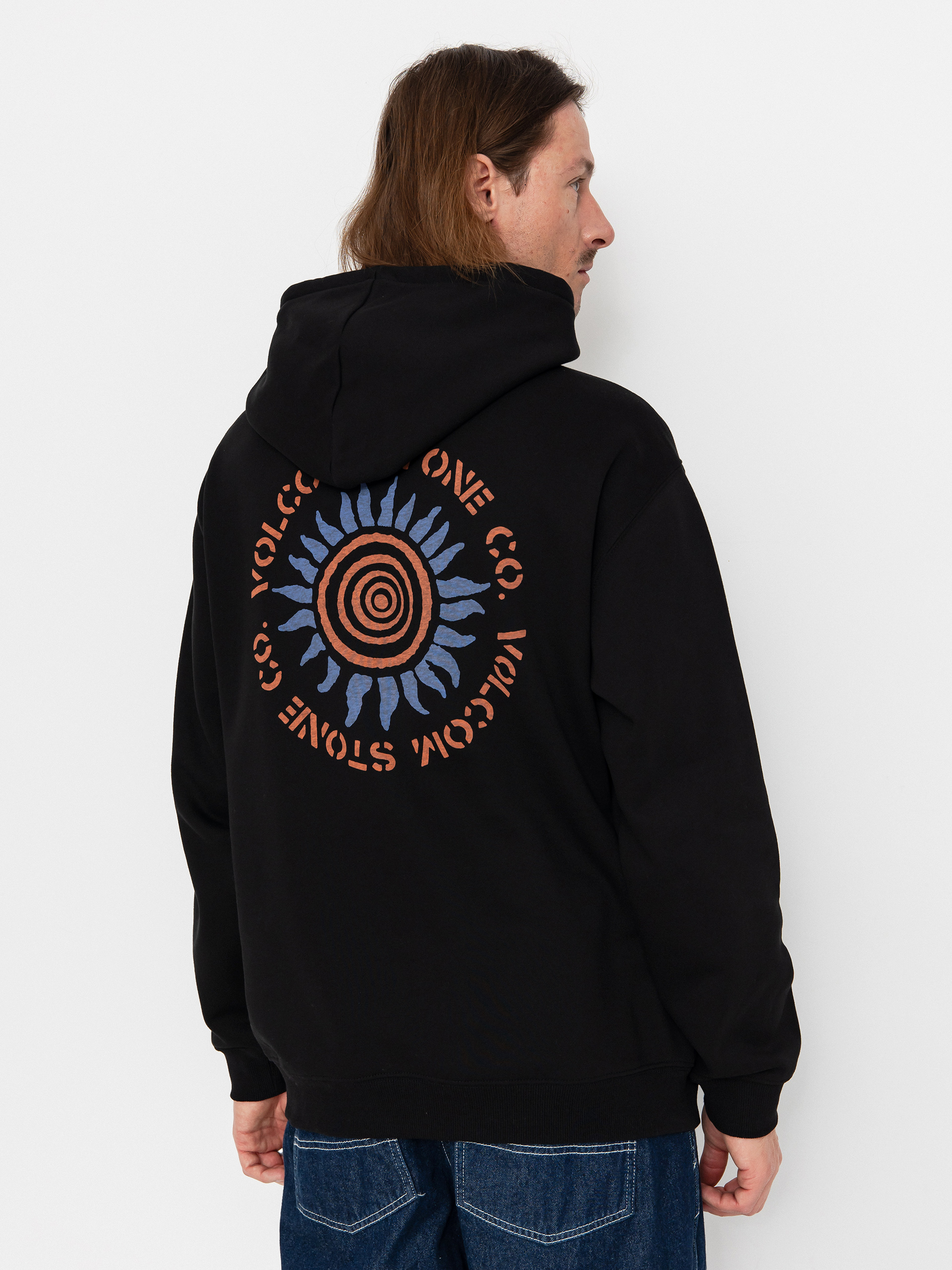 Суитшърт с качулка Volcom Watanite HD (black)