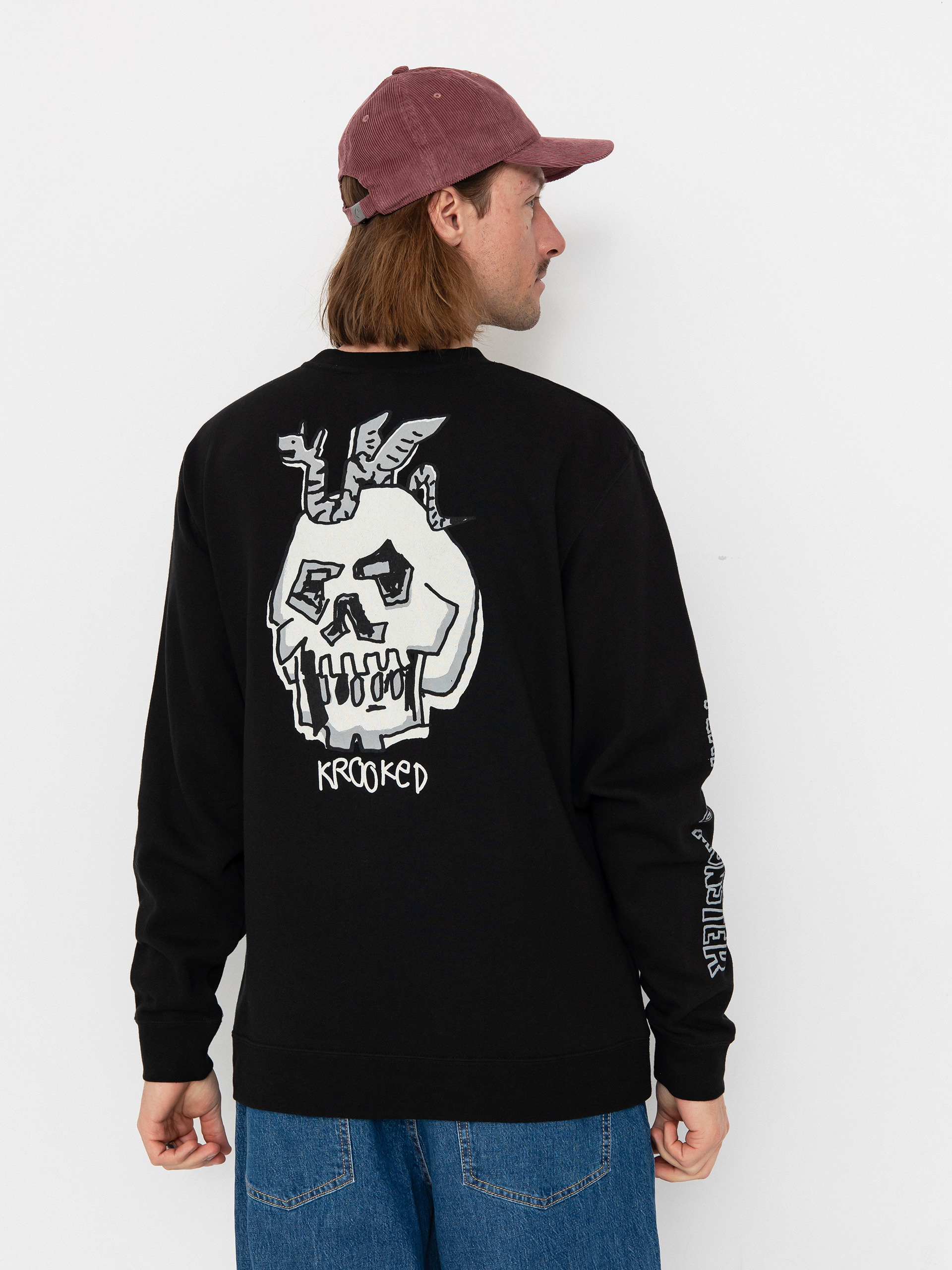 Суитшърт Krooked Fear No Monster (black)