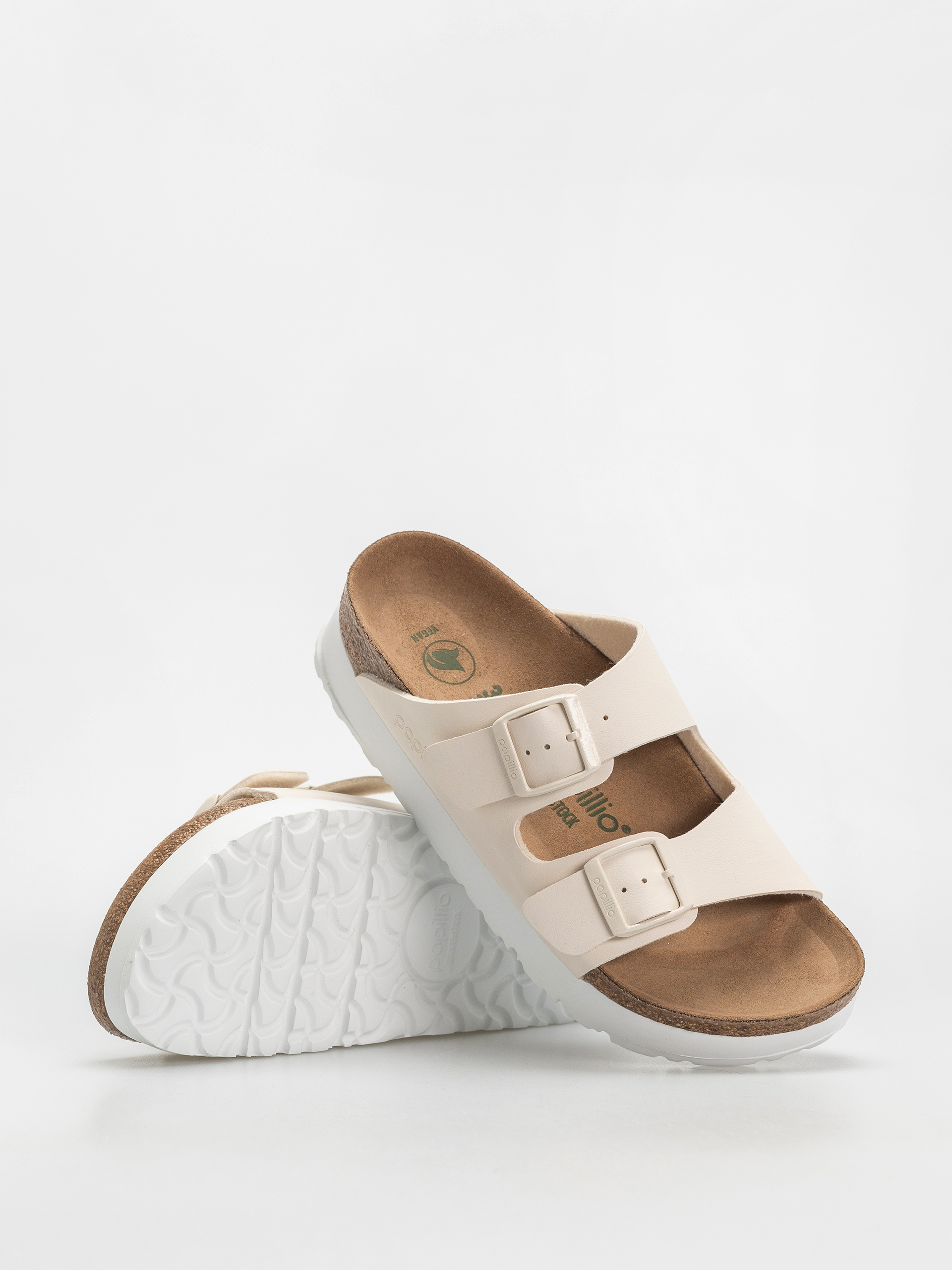Чехли Birkenstock Arizona Flex Platform Vegan Narrow Wmn (eggshell)