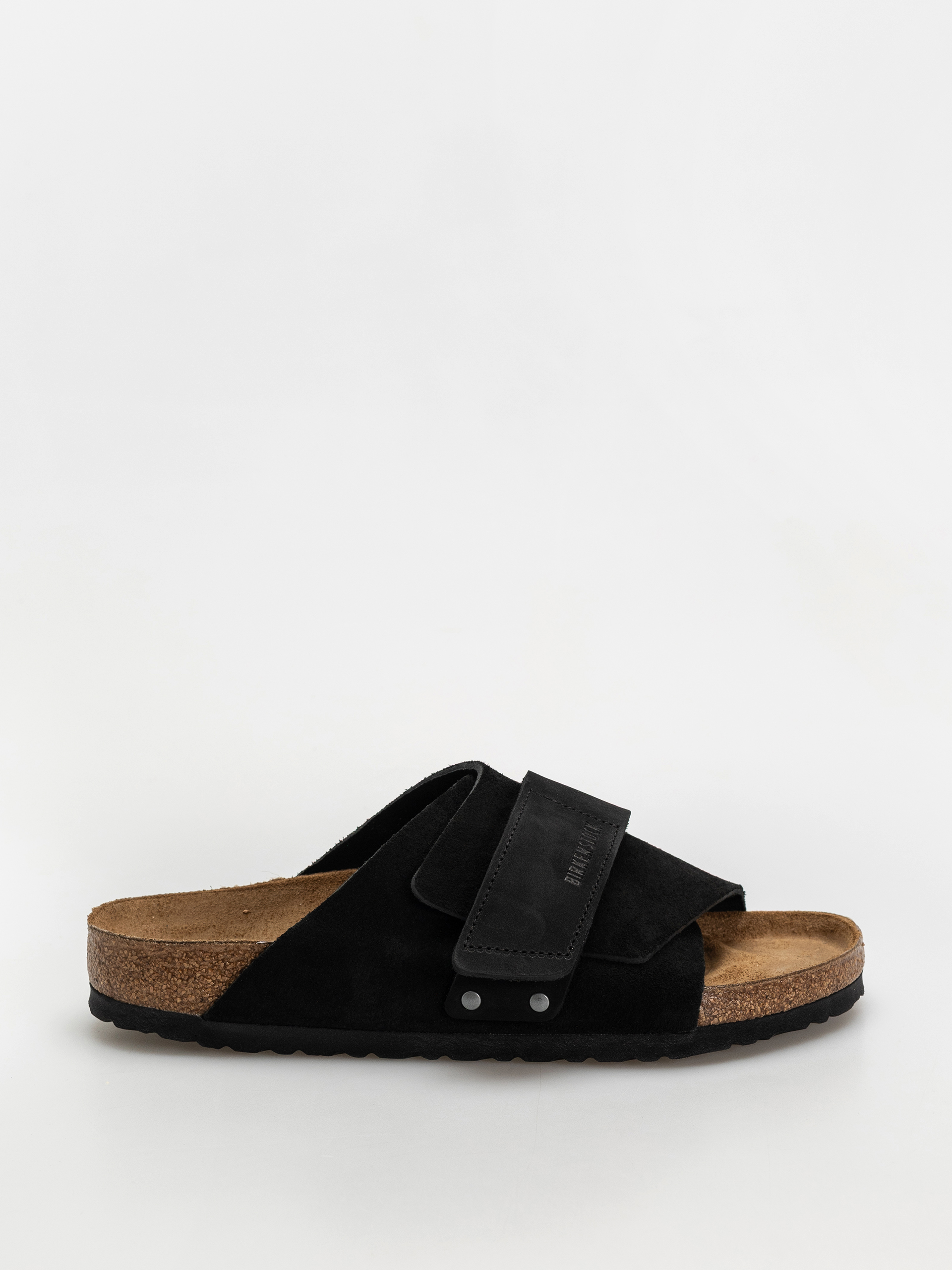 u0427u0435u0445u043bu0438 Birkenstock Kyoto Nubuck Suede Leather Regular (black)