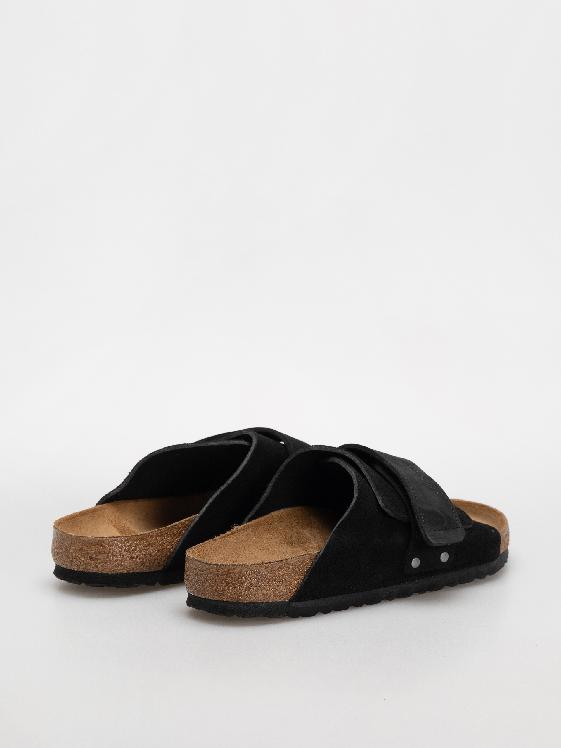 Чехли Birkenstock Kyoto Nubuck Suede Leather Regular (black)