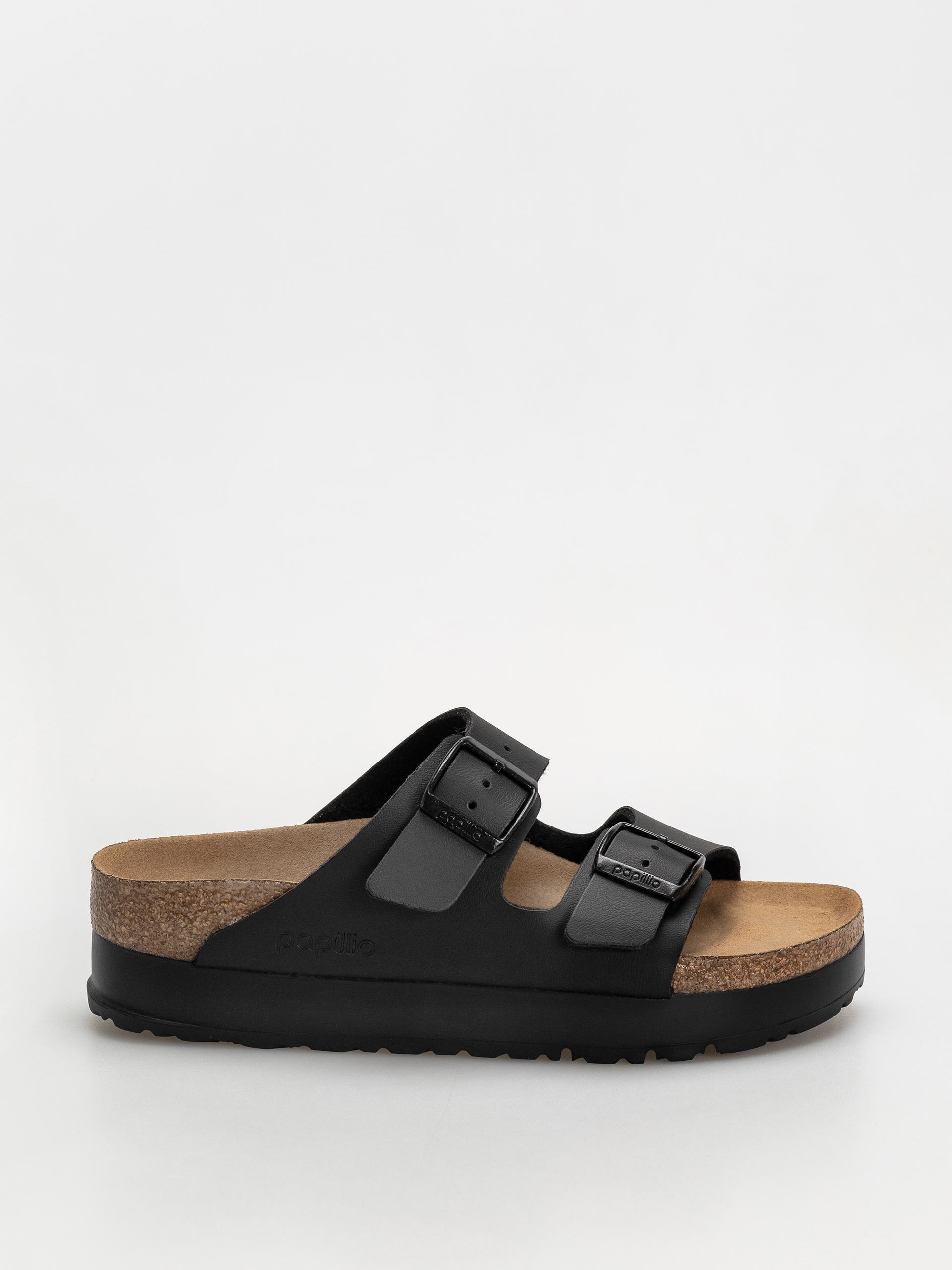 u0427u0435u0445u043bu0438 Birkenstock Arizona Flex Platform Vegan Narrow Wmn (black)