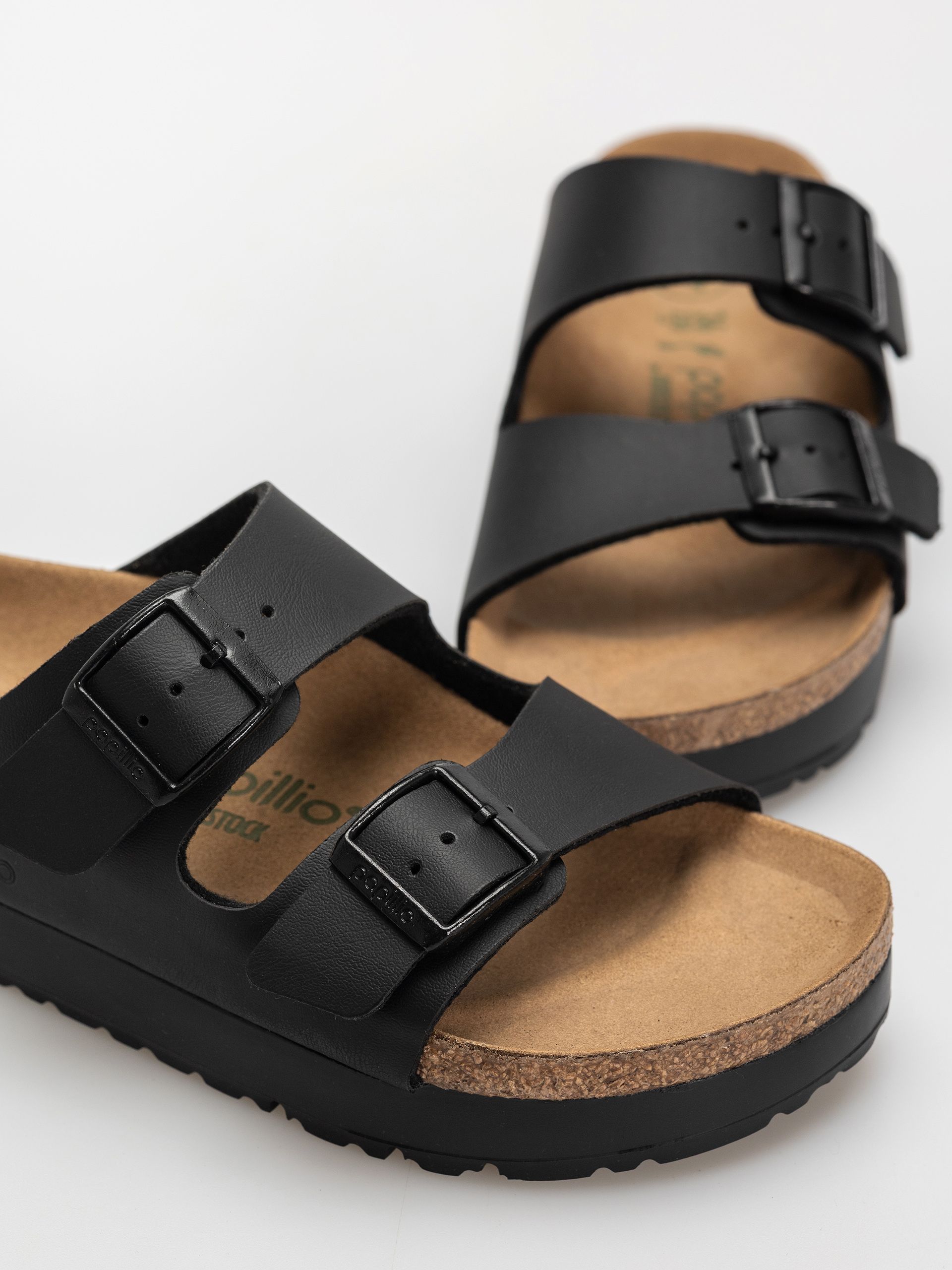 Чехли Birkenstock Arizona Flex Platform Vegan Narrow Wmn (black)