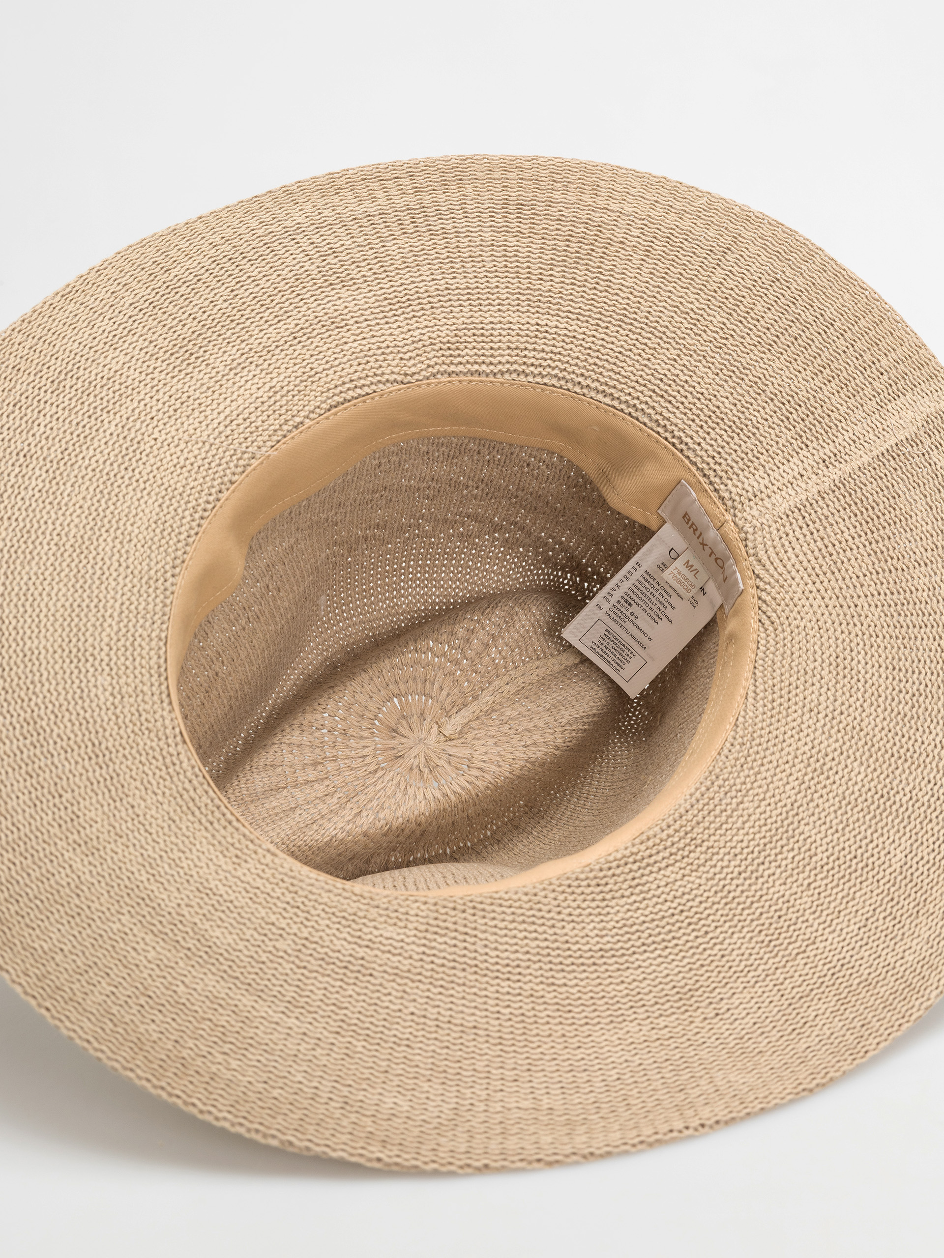 Шапка с периферия Brixton Lyons Knit Pattern Packable Ha Wmn (light tan/light tan)