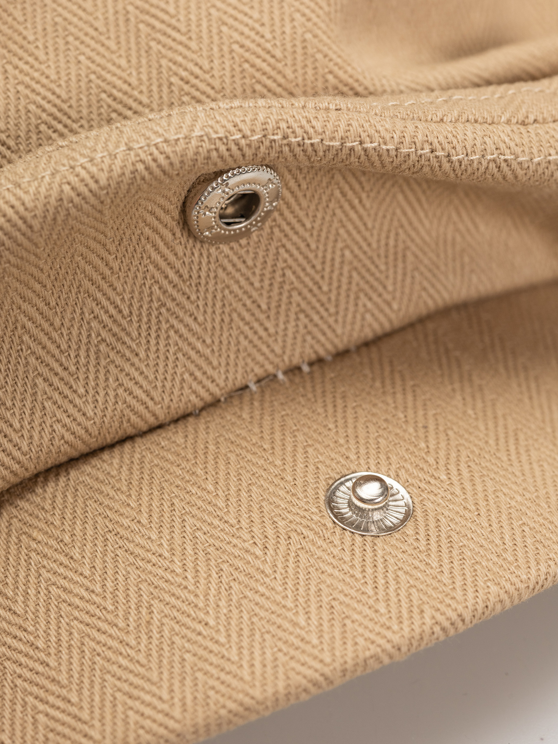 Каскет Brixton Hooligan Lw Snap Cap (khaki/sand herringbone)