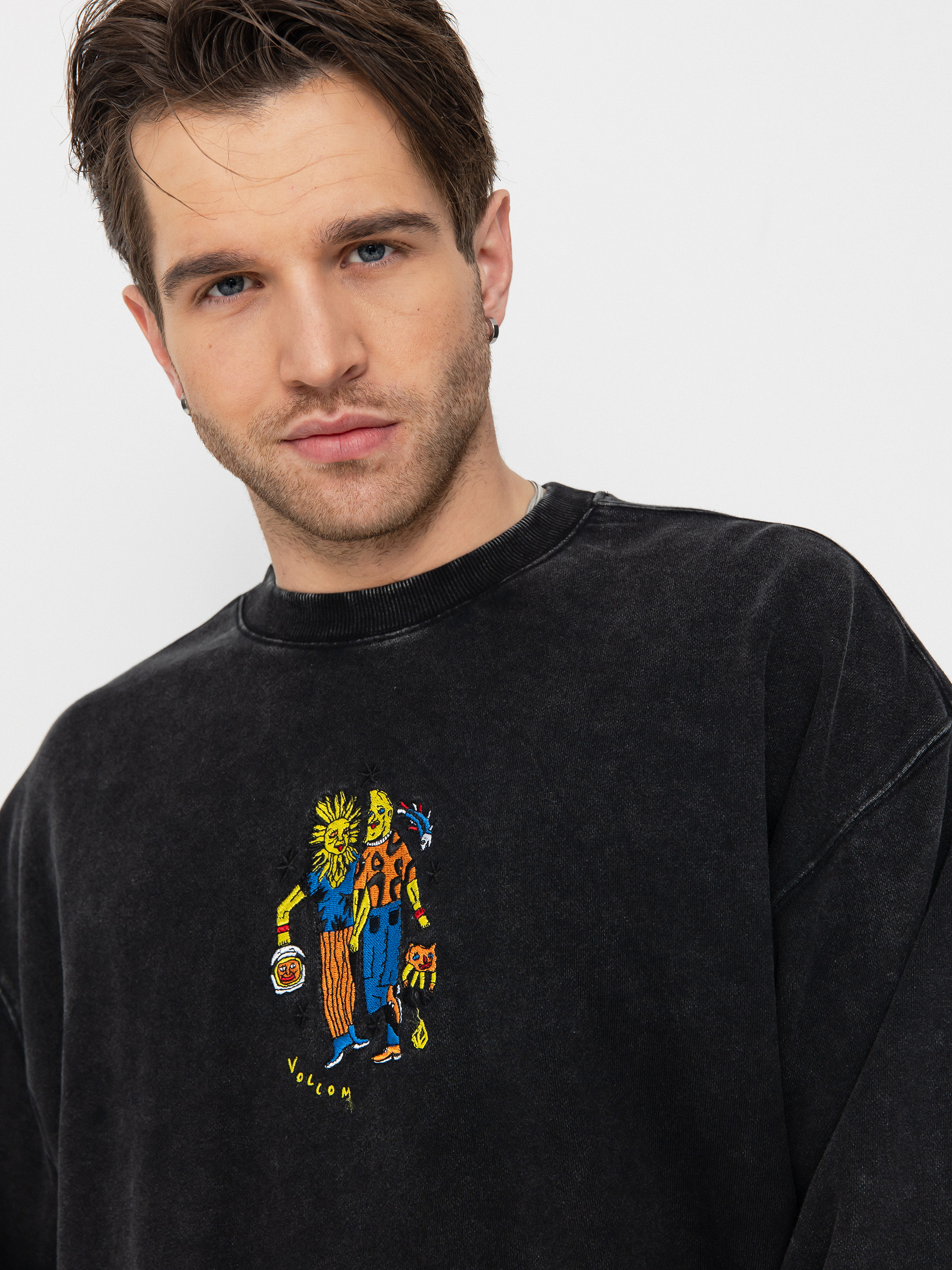 Суитшърт Volcom Fa Bob Mollema Crew (light acid black)