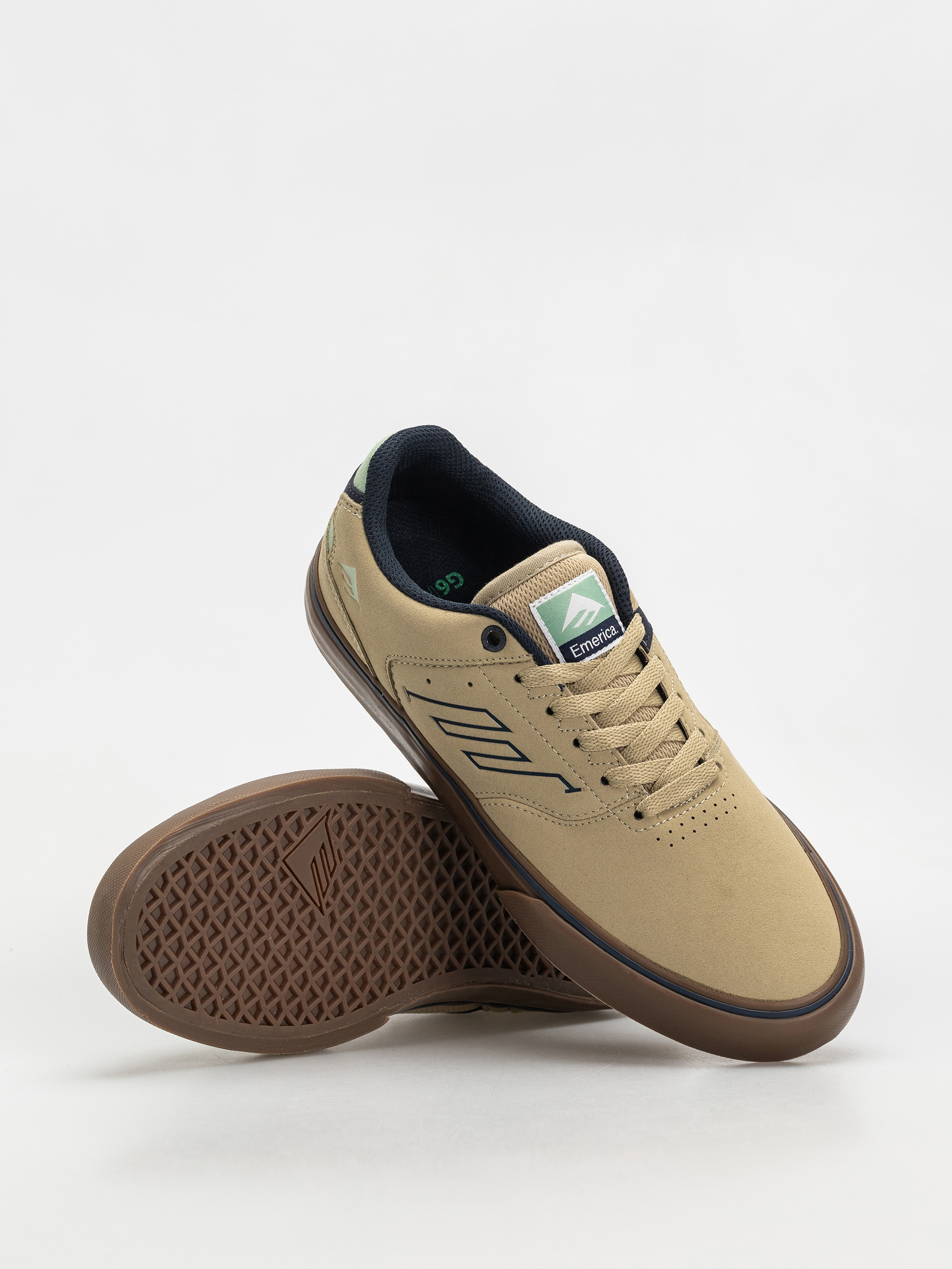 Обувки Emerica The Low Vulc (tan/blue/green)