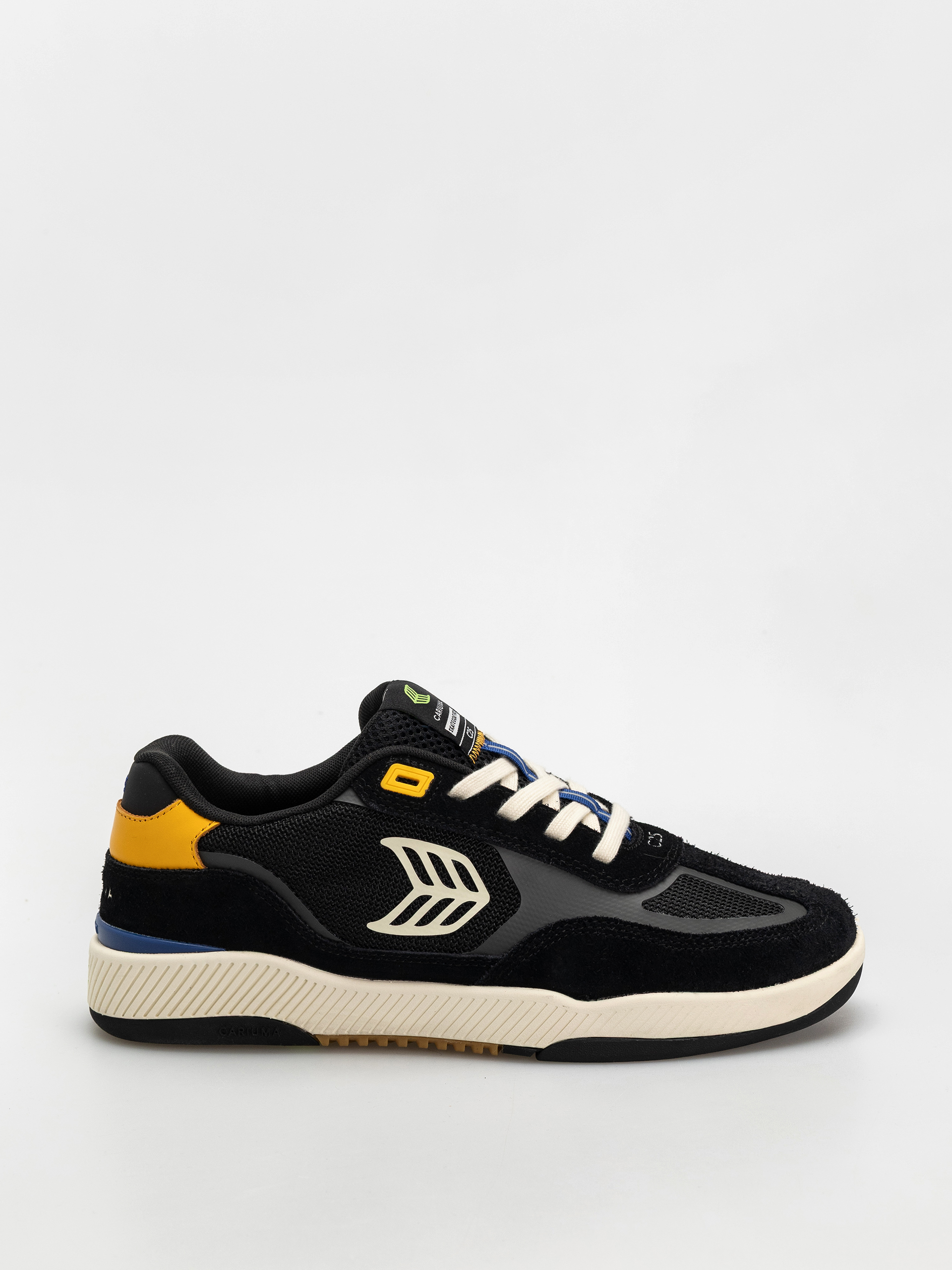 Обувки Cariuma Skategoat C25 Pro (black suede and mesh ivory logo yellow)