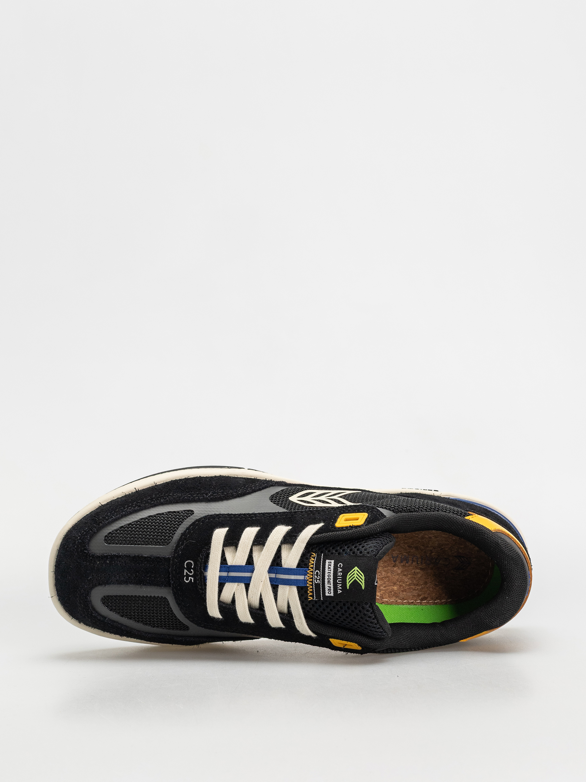 Обувки Cariuma Skategoat C25 Pro (black suede and mesh ivory logo yellow)