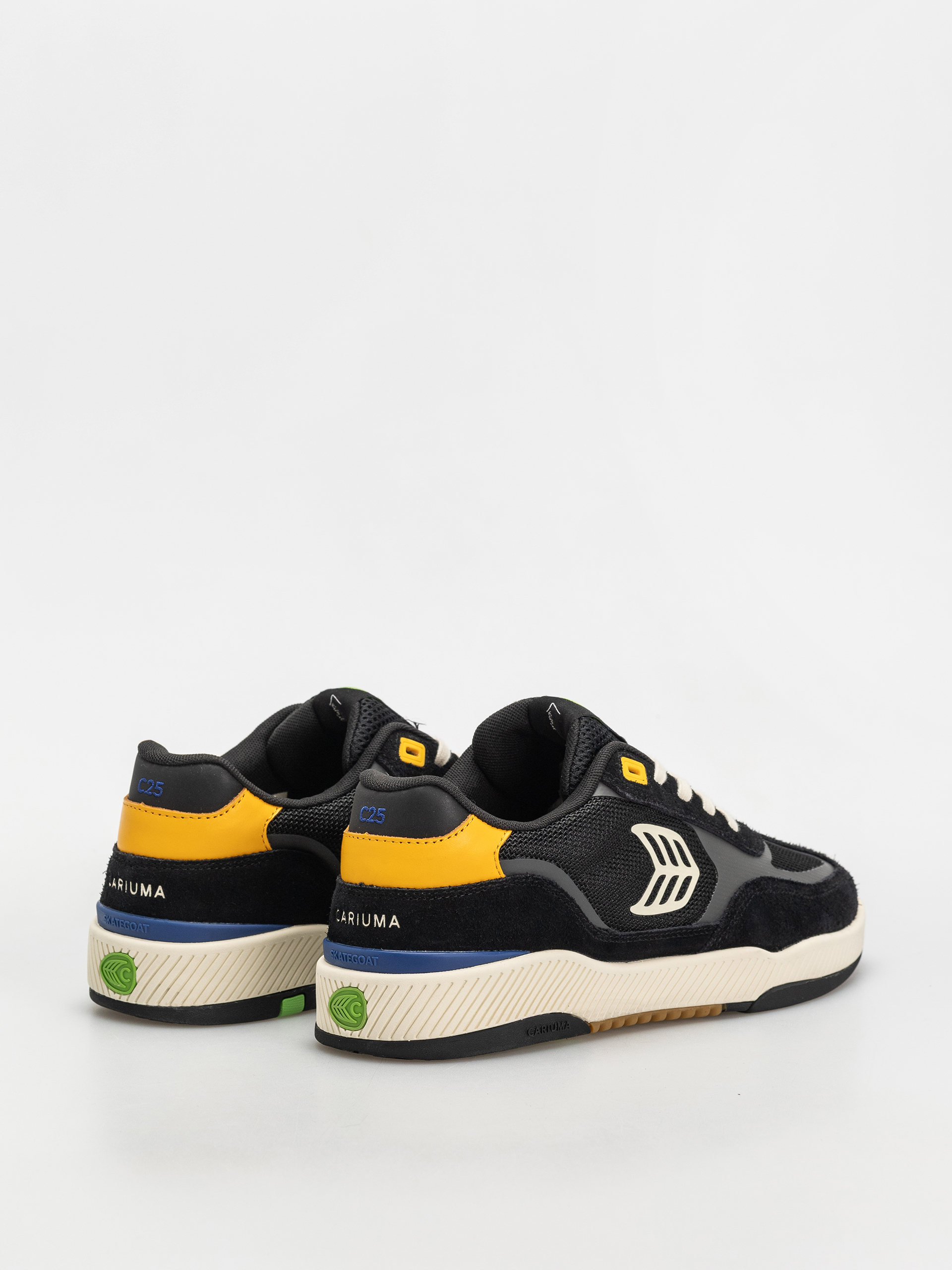 Обувки Cariuma Skategoat C25 Pro (black suede and mesh ivory logo yellow)