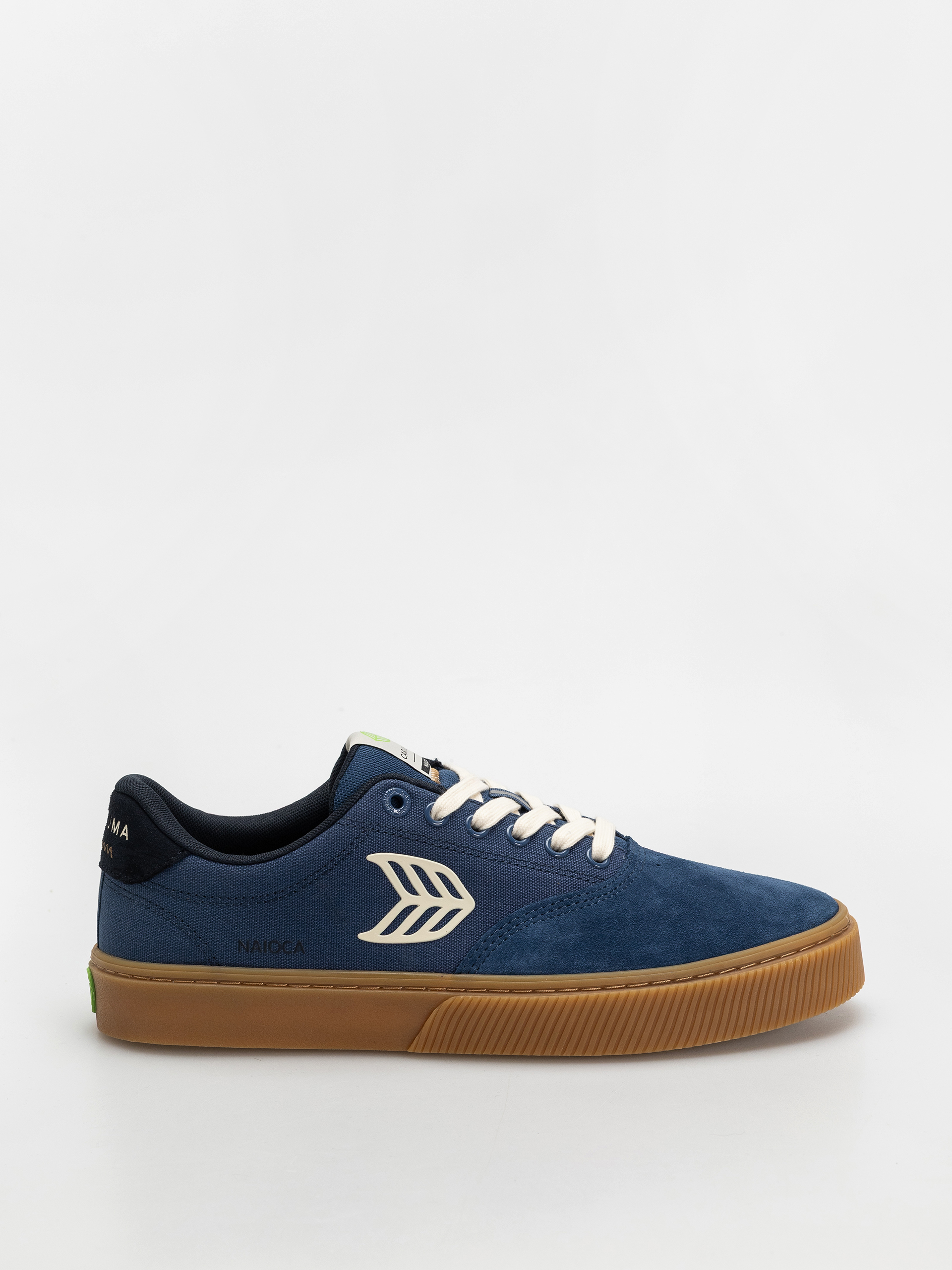 Обувки Cariuma Naioca Pro (gum shadow blue suede and canvas ivory logo navy)