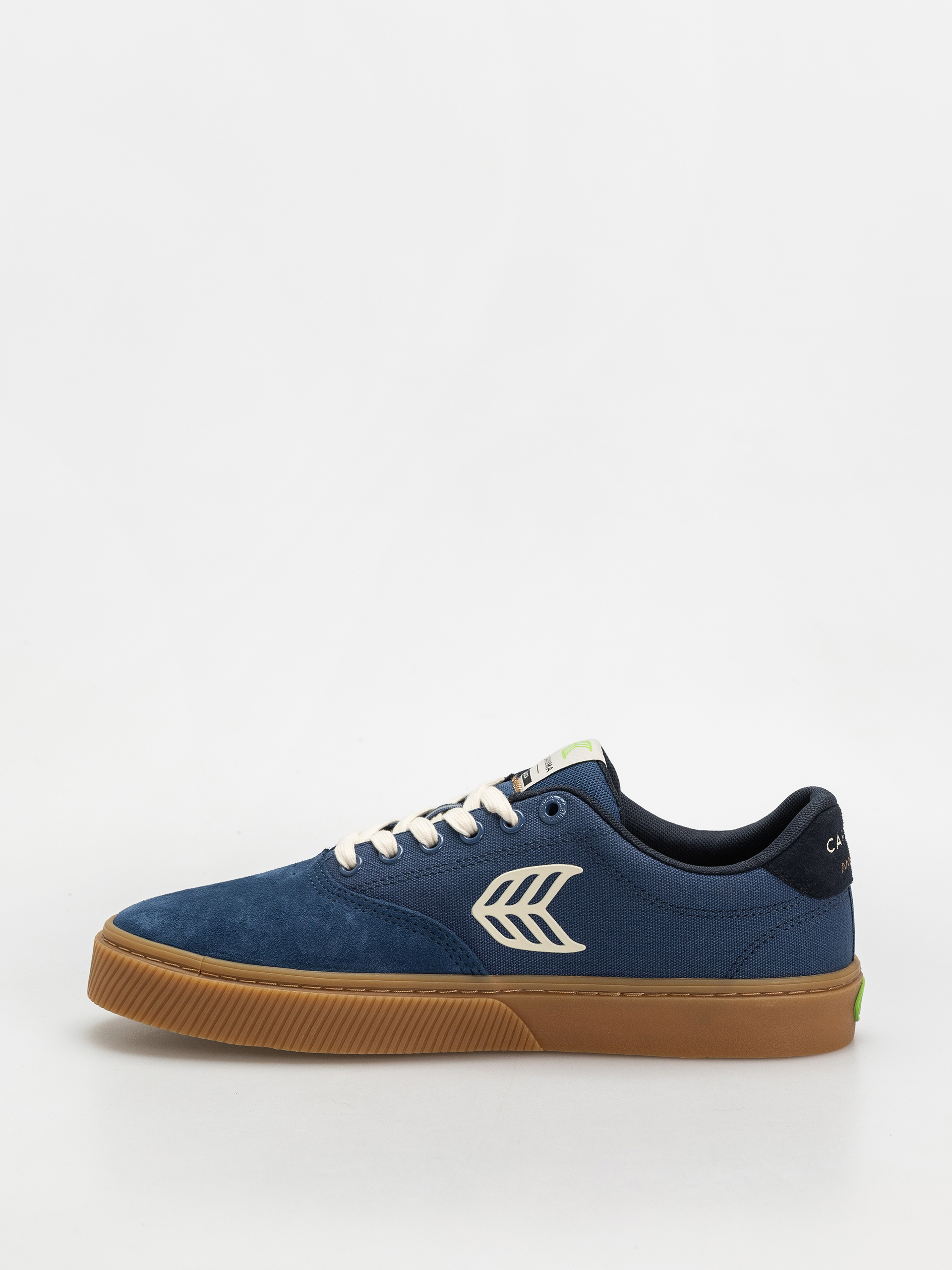 Обувки Cariuma Naioca Pro (gum shadow blue suede and canvas ivory logo navy)