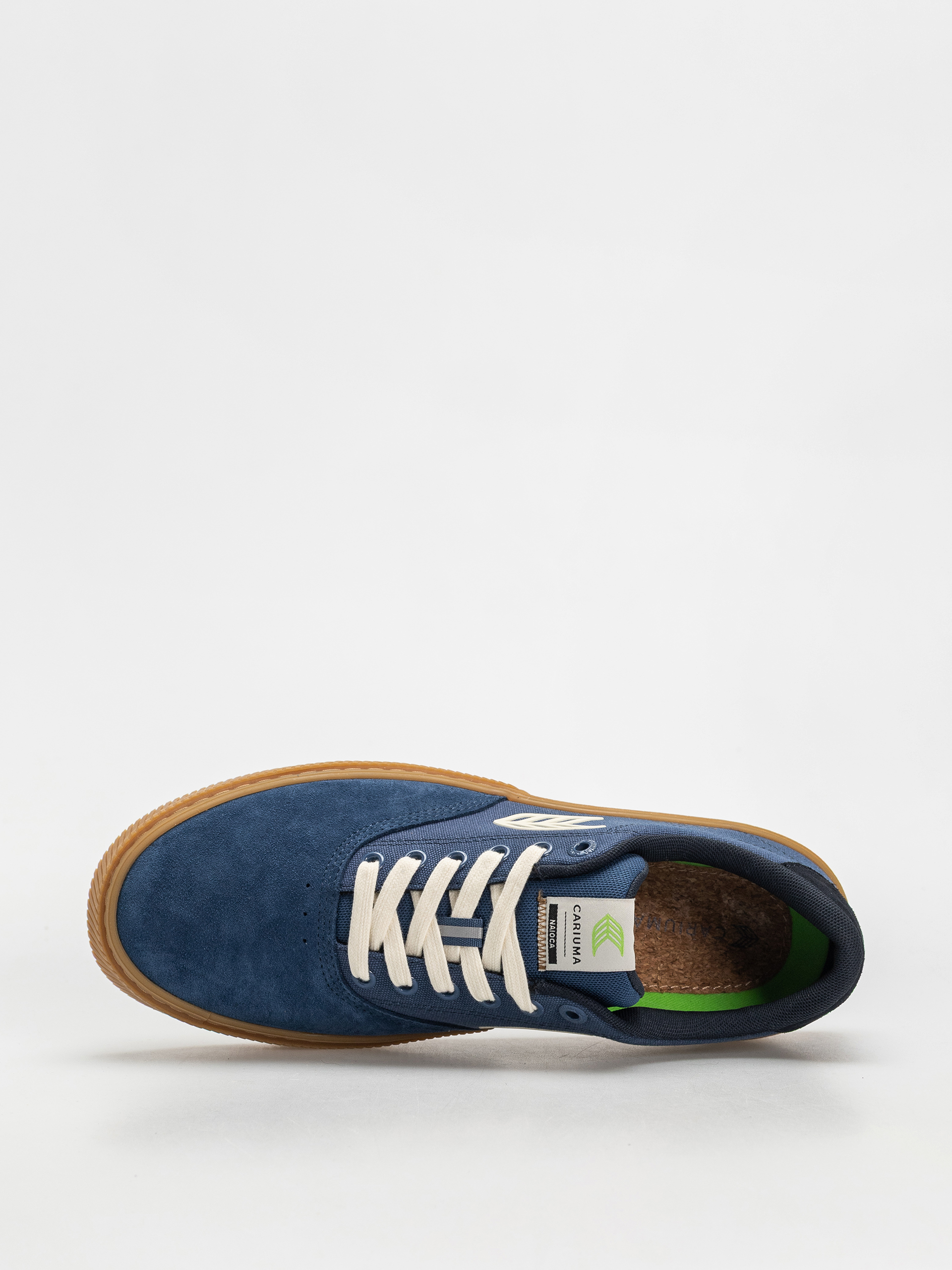 Обувки Cariuma Naioca Pro (gum shadow blue suede and canvas ivory logo navy)