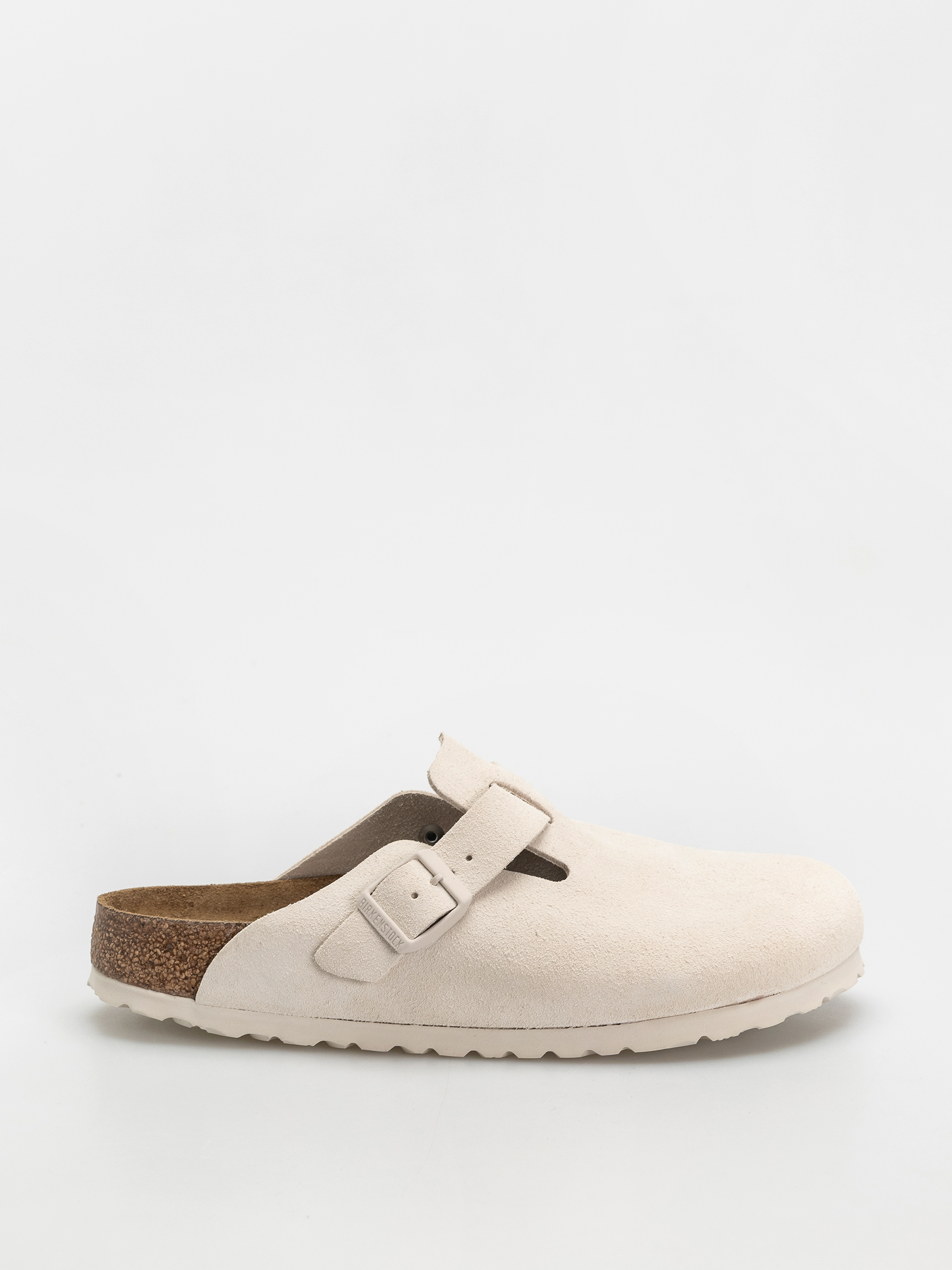 Чехли Birkenstock Boston Suede Leather Narrow Wmn (antique white)
