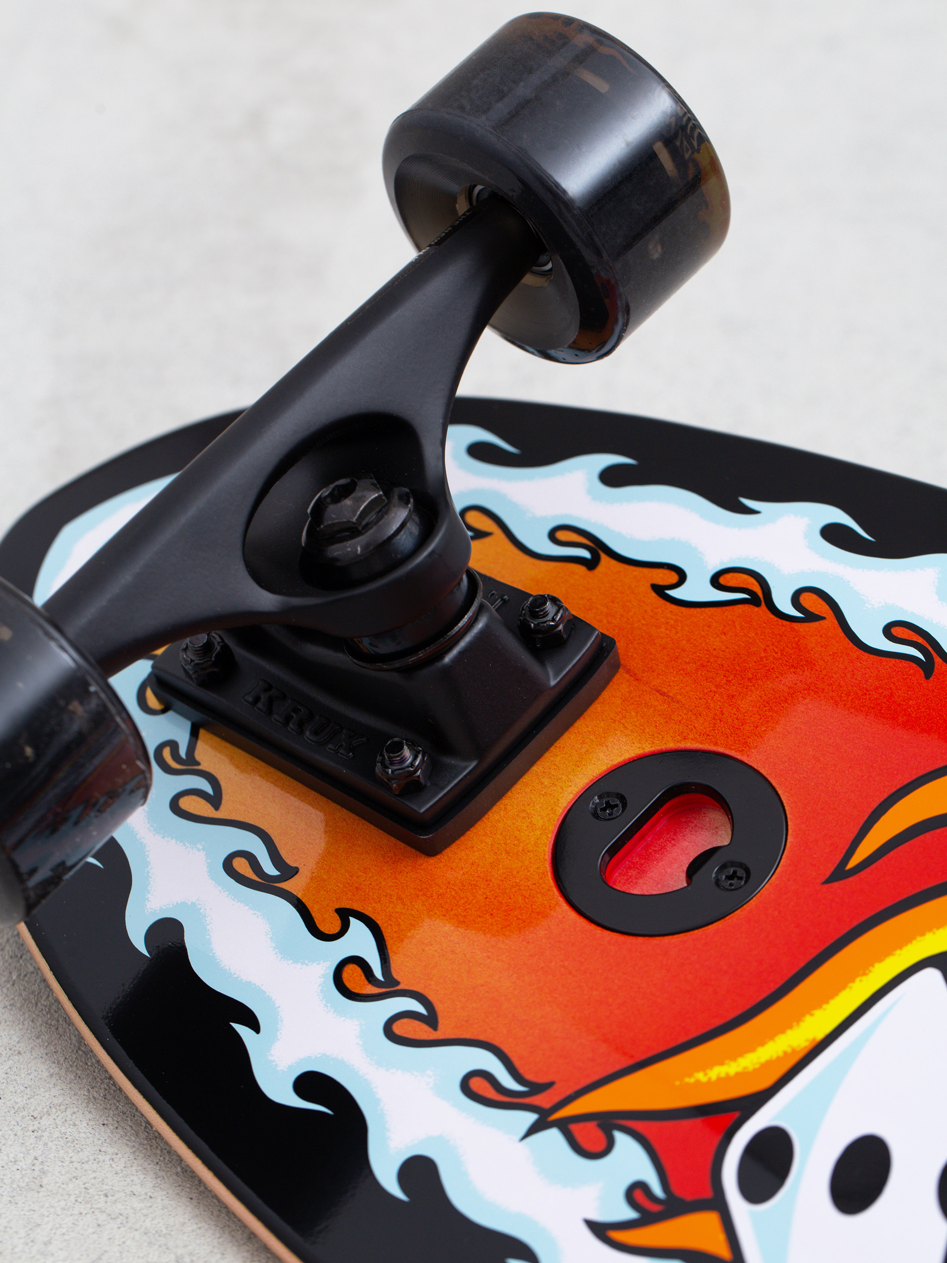 Крузер Santa Cruz Flaming Dice Dot (black/red/white)