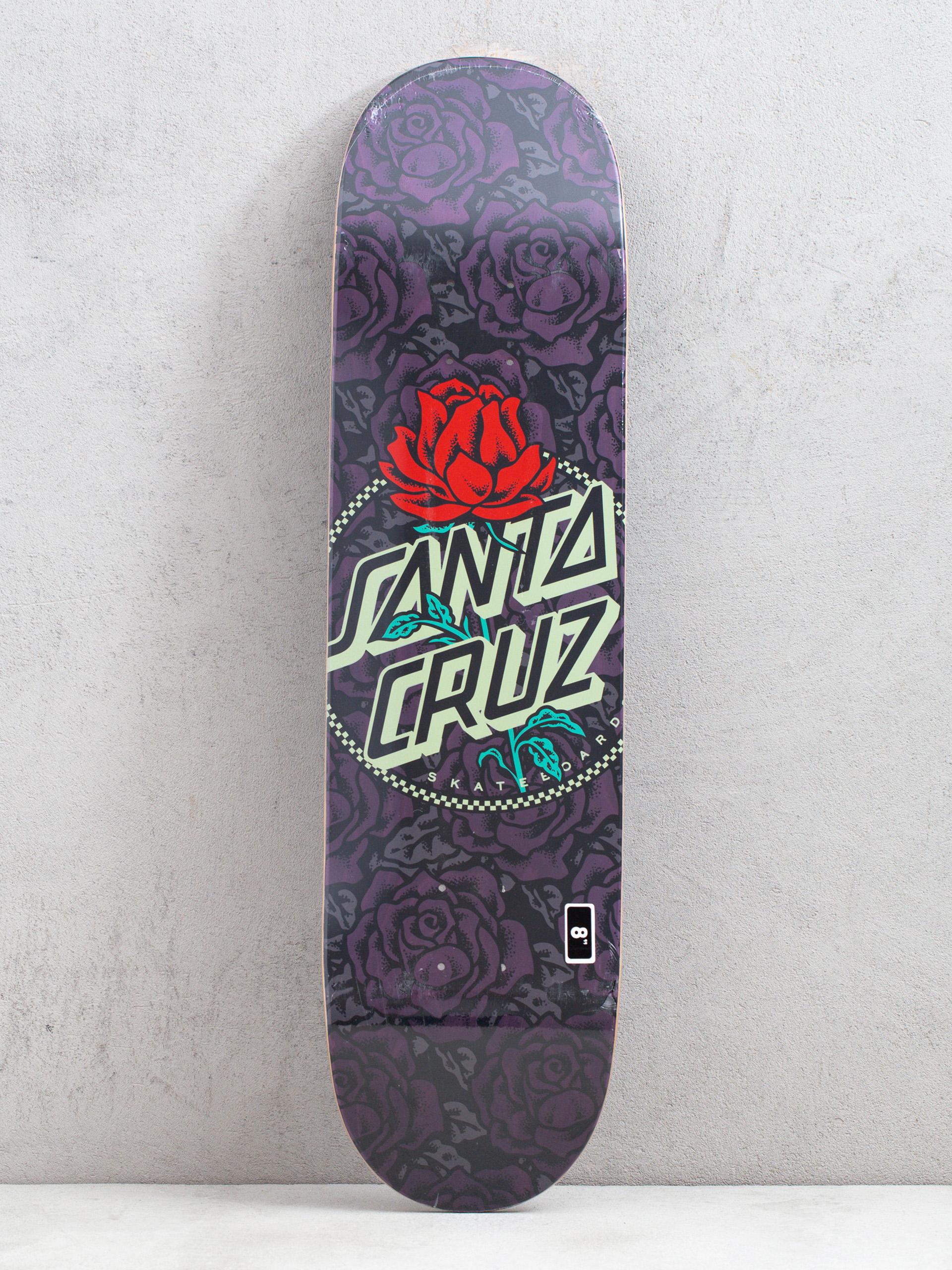 Дъска Santa Cruz Rosette Ringed Dot (black/purple)