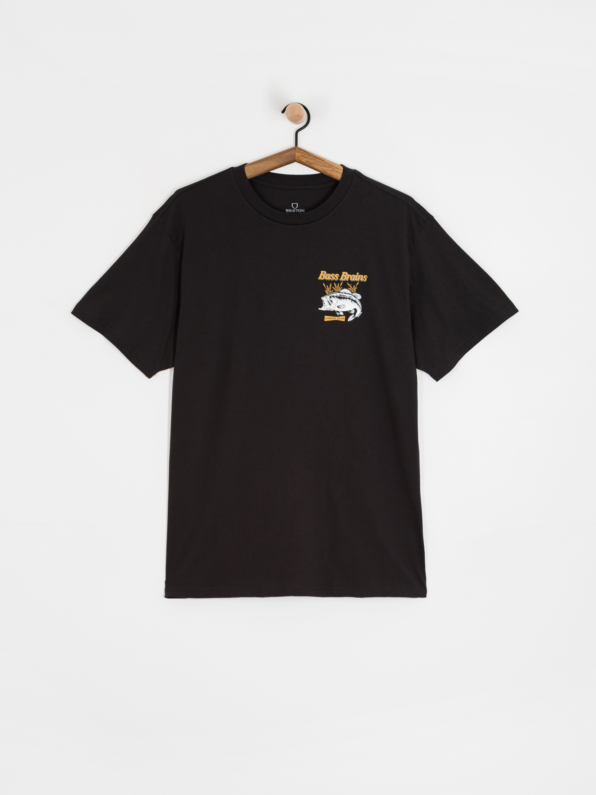 Тениска Brixton Bass Brains Ft (black)