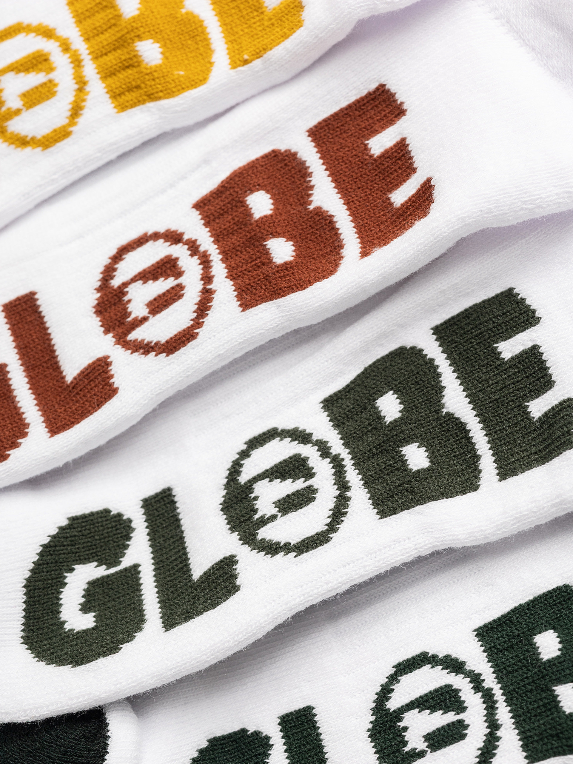 Чорапи Globe Tilt Hi Crew 5 Pk (white assorted)