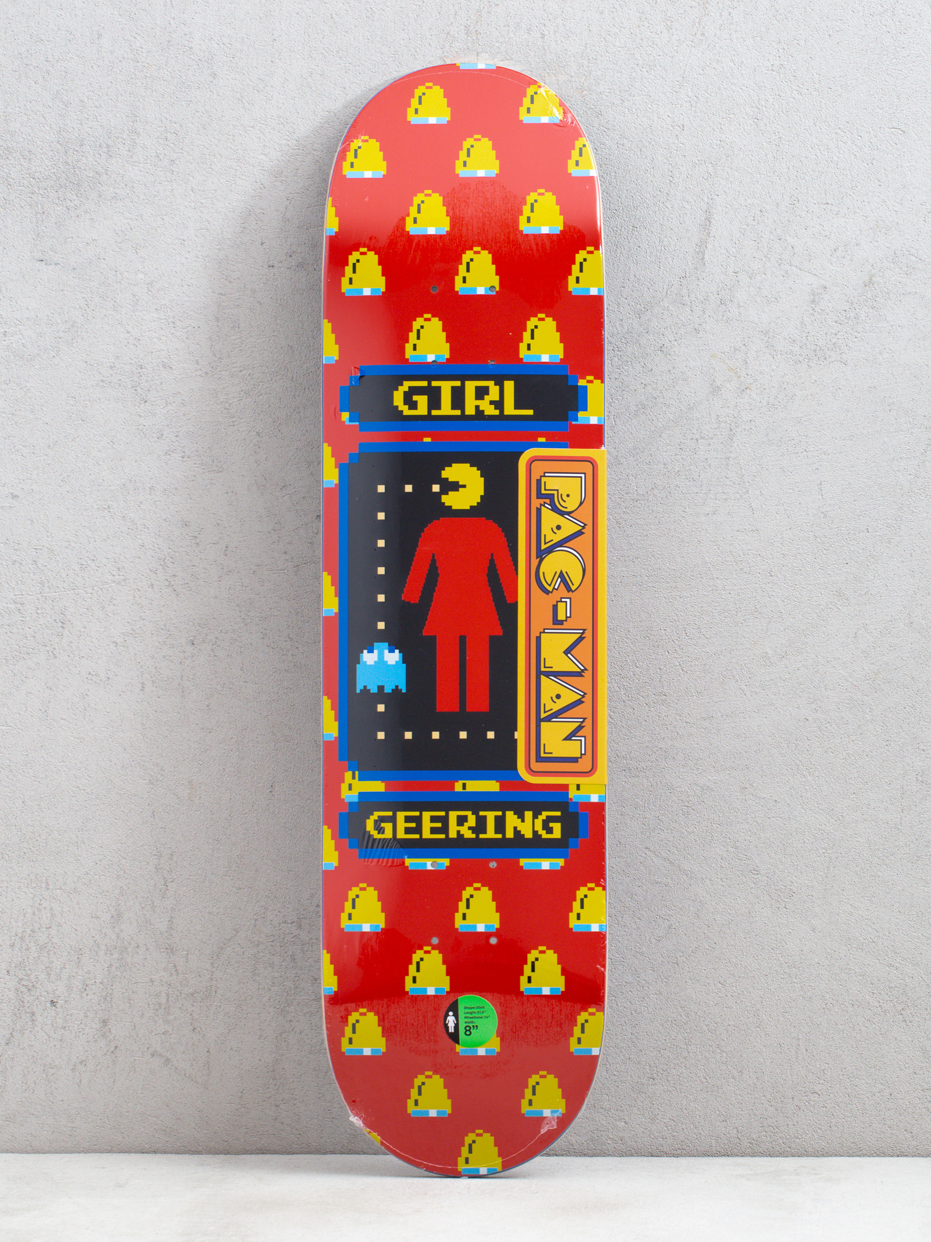 Дъска Girl Skateboard Geering Pac Man (red)
