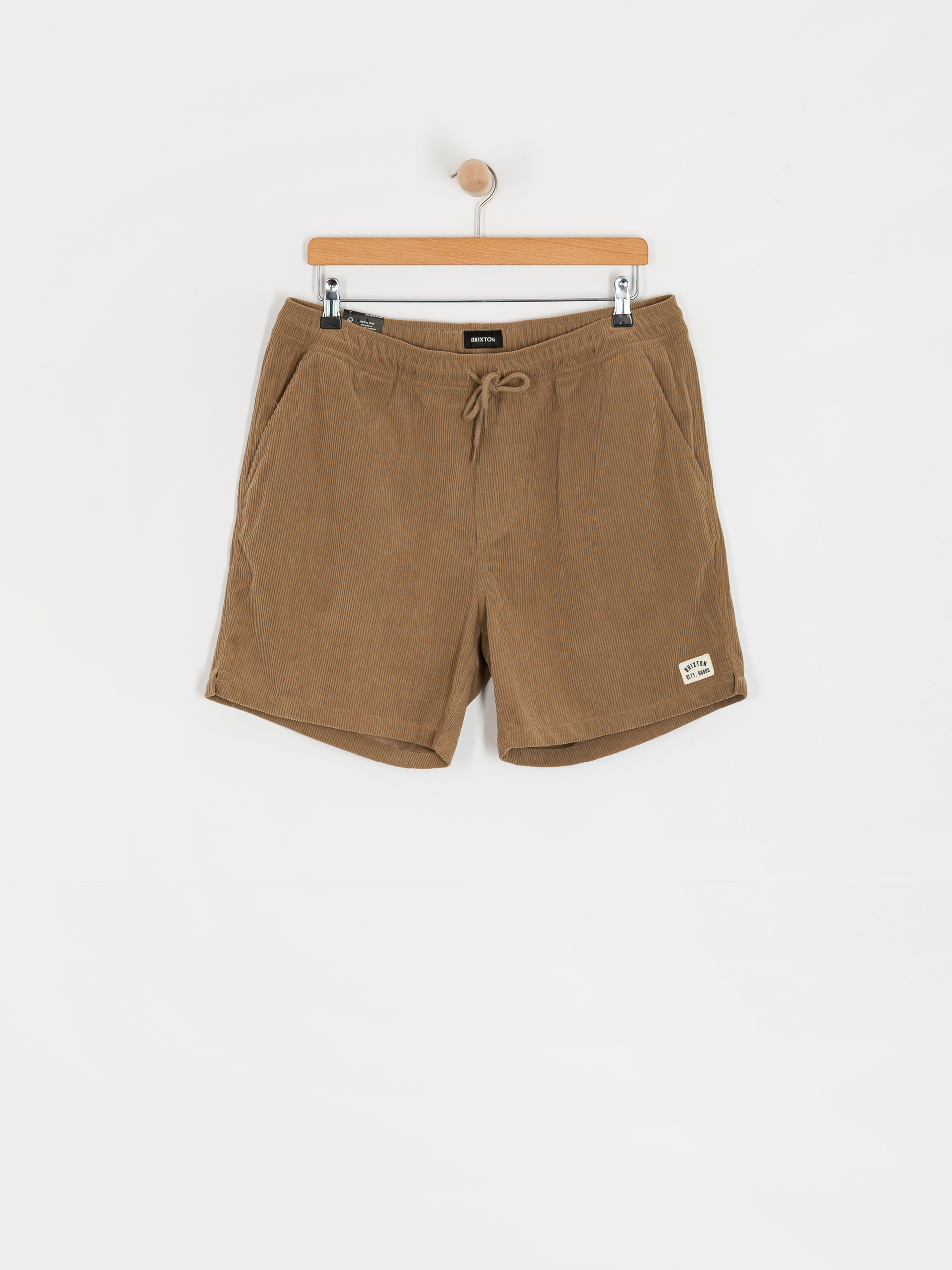 Къси панталони Brixton Everyday Corduroy (khaki)