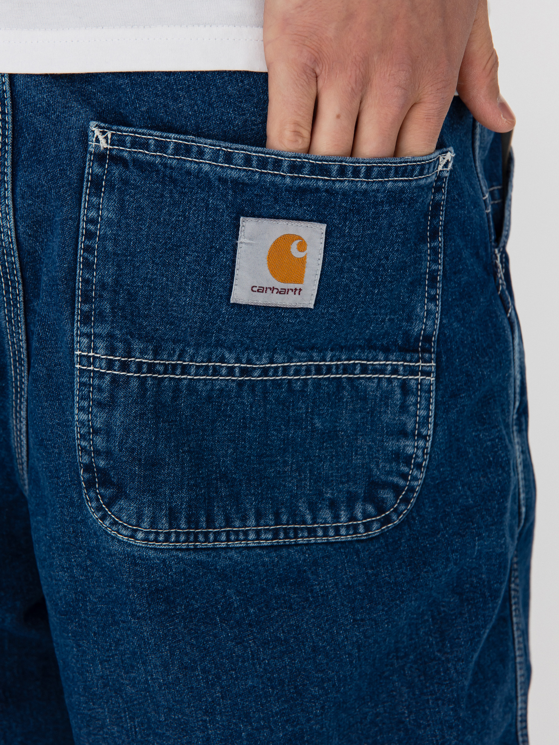 Къси панталони Carhartt WIP Simple (blue)