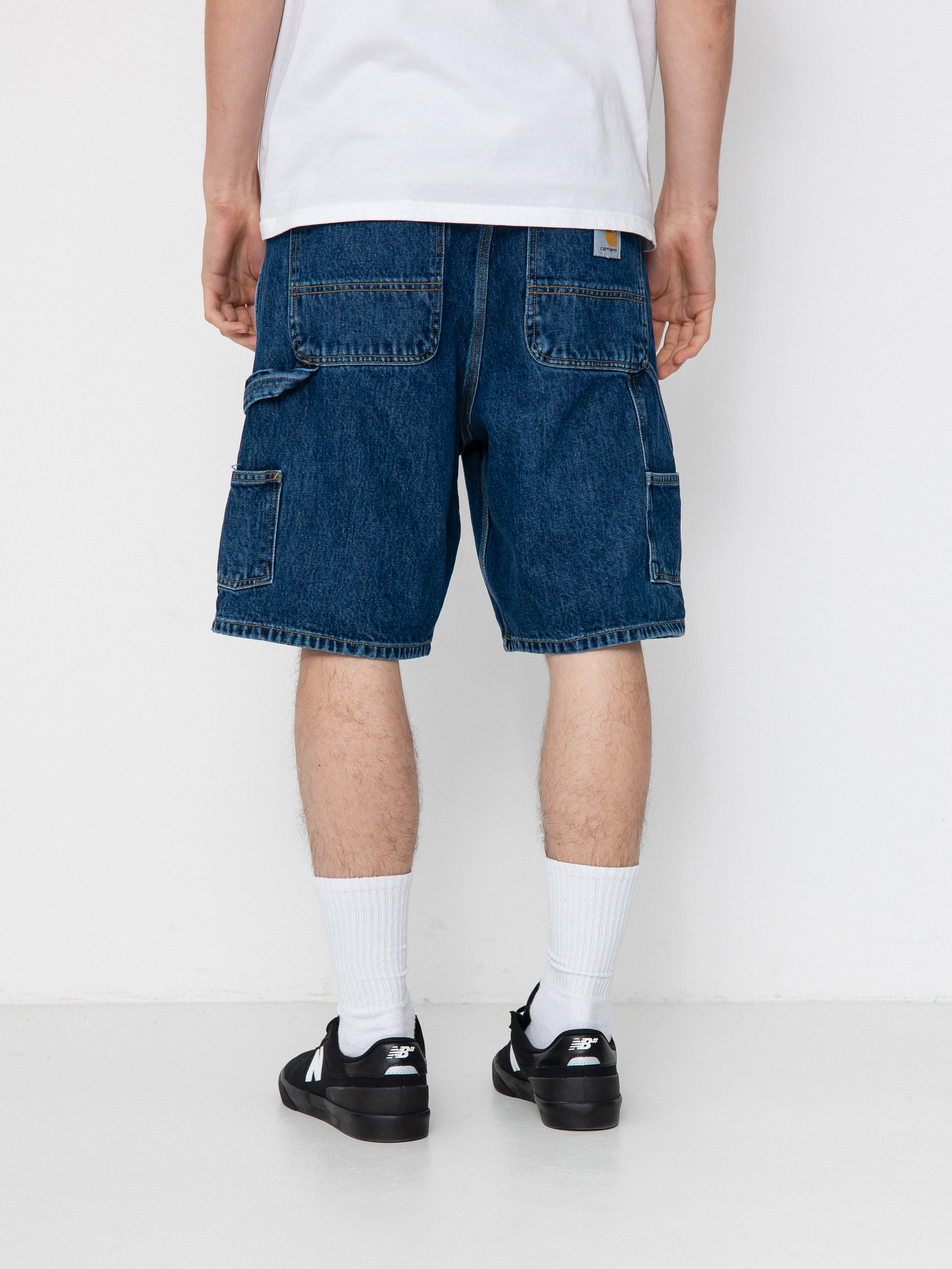 Къси панталони Carhartt WIP Double Knee (blue)