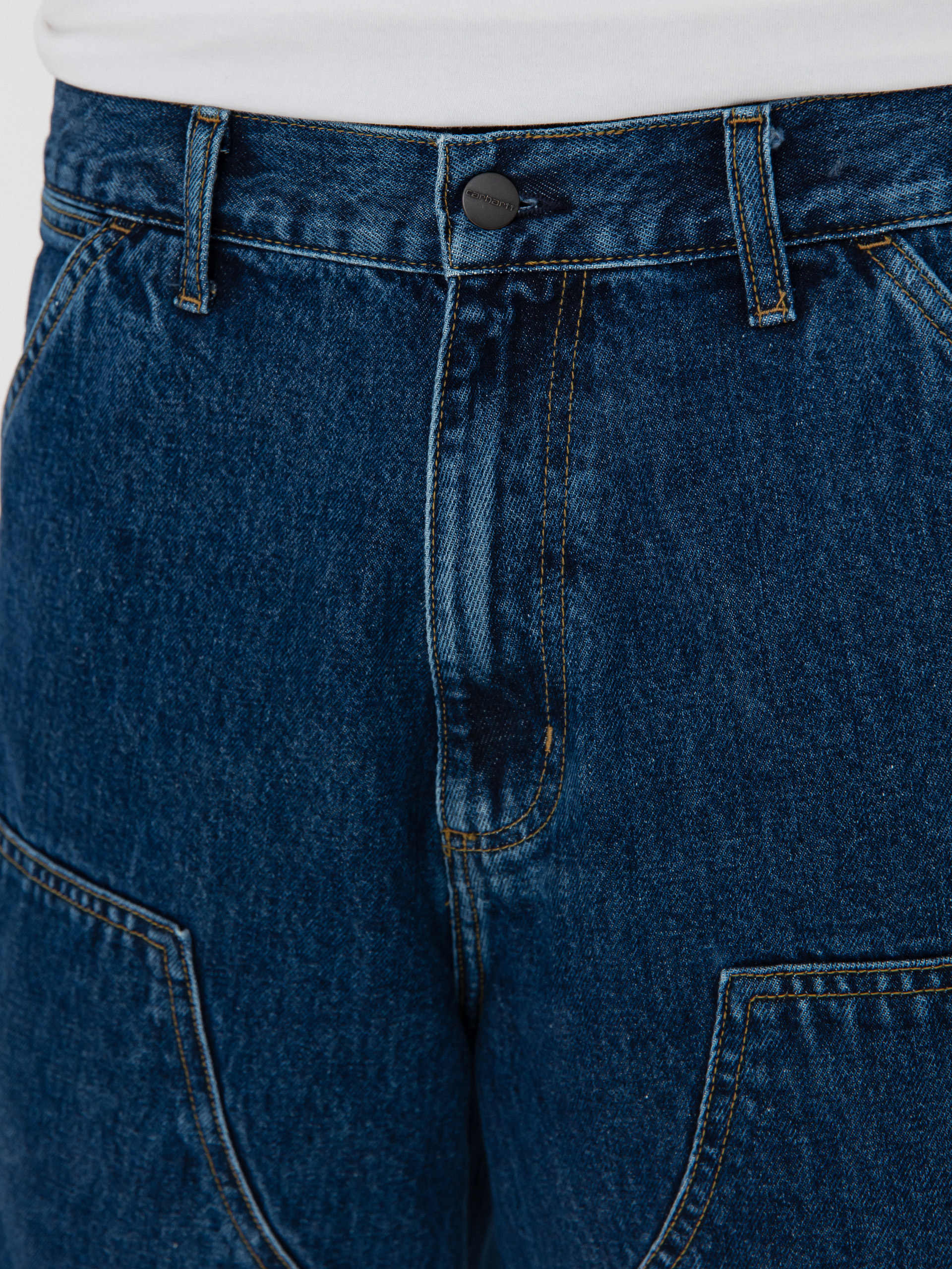 Къси панталони Carhartt WIP Double Knee (blue)