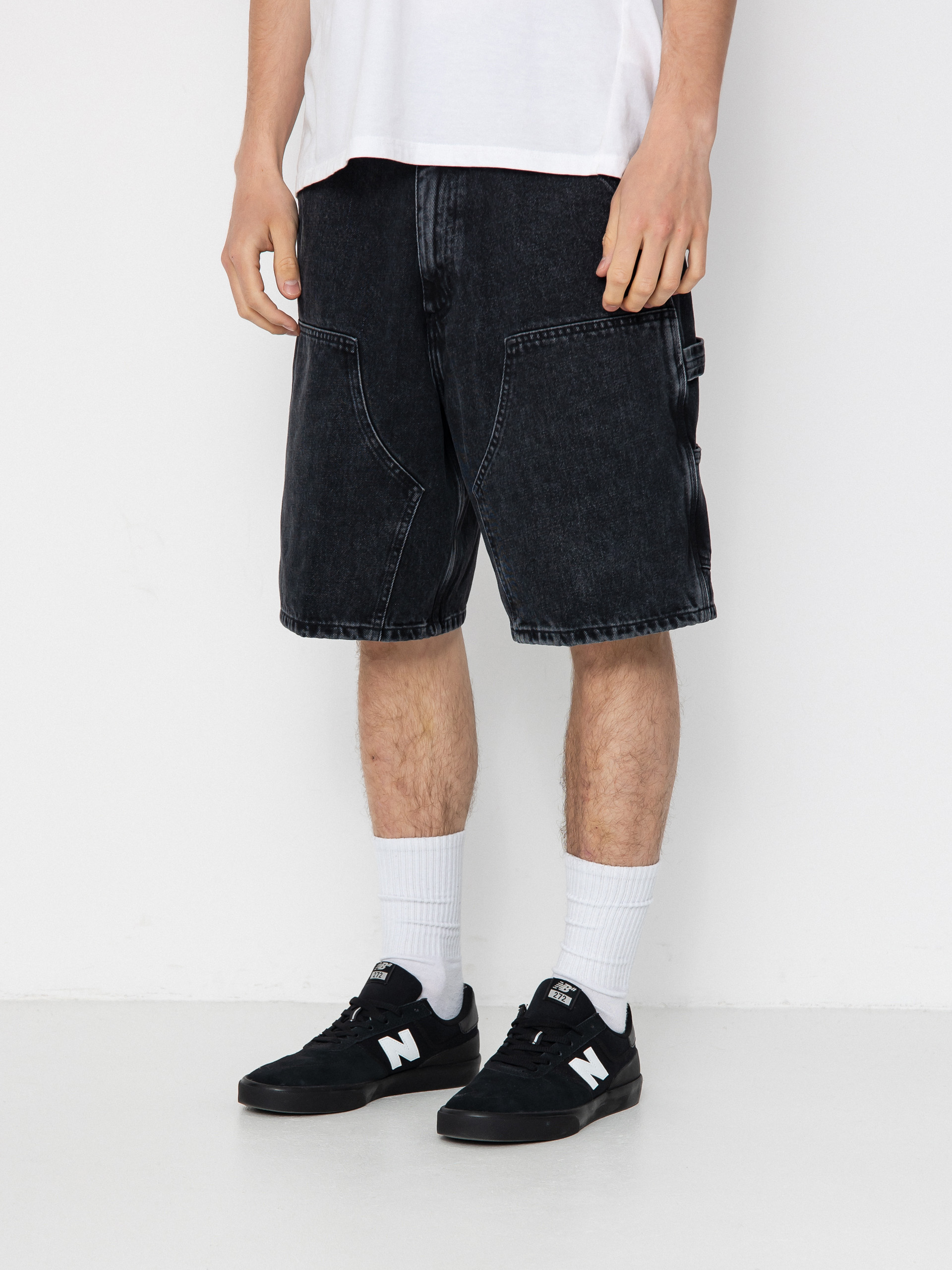 Къси панталони Carhartt WIP Double Knee (black)