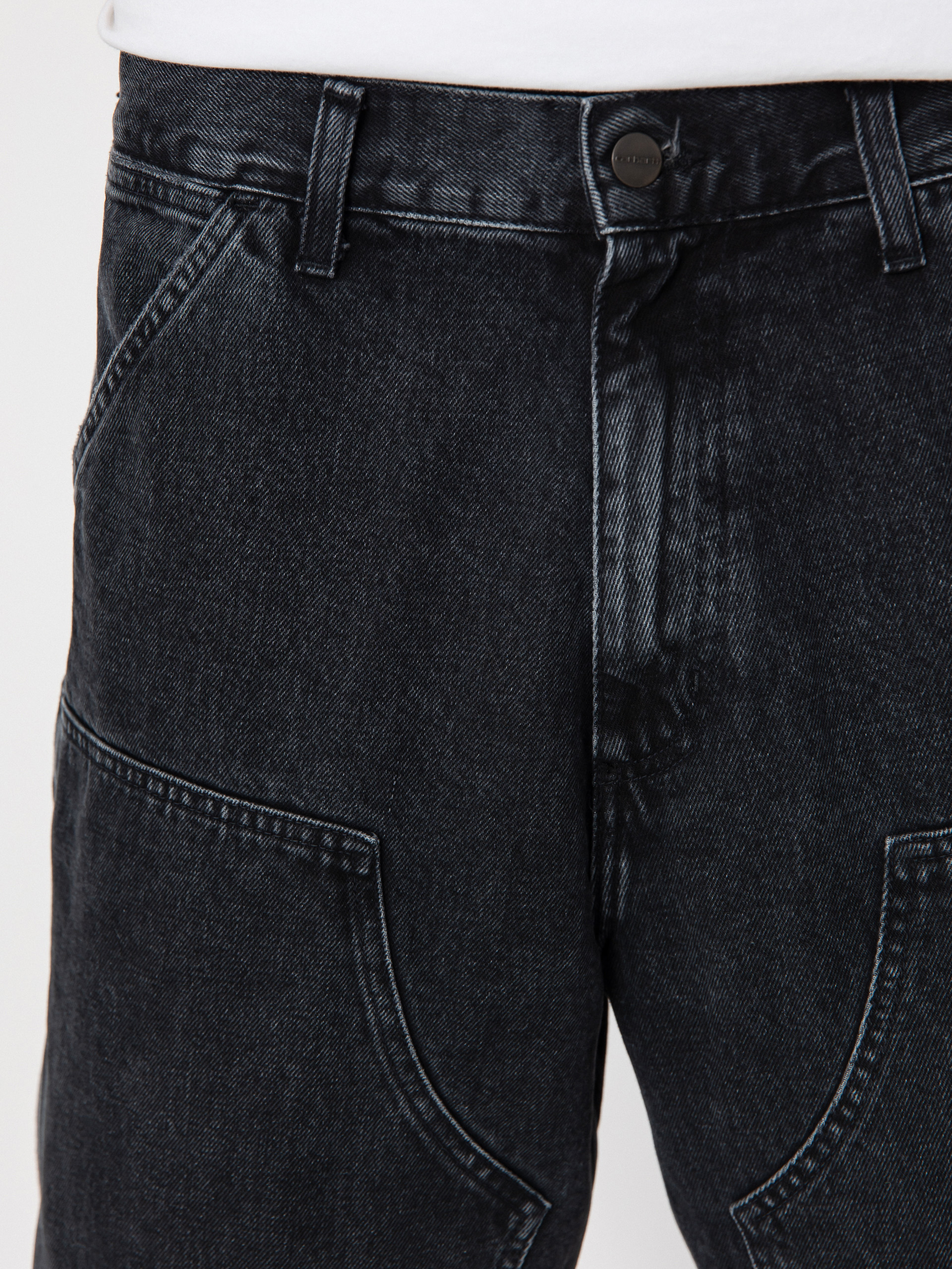 Къси панталони Carhartt WIP Double Knee (black)