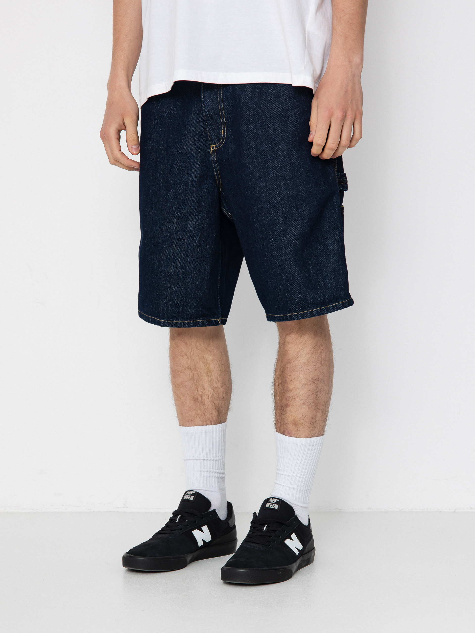 Къси панталони Carhartt WIP Single Knee (blue)