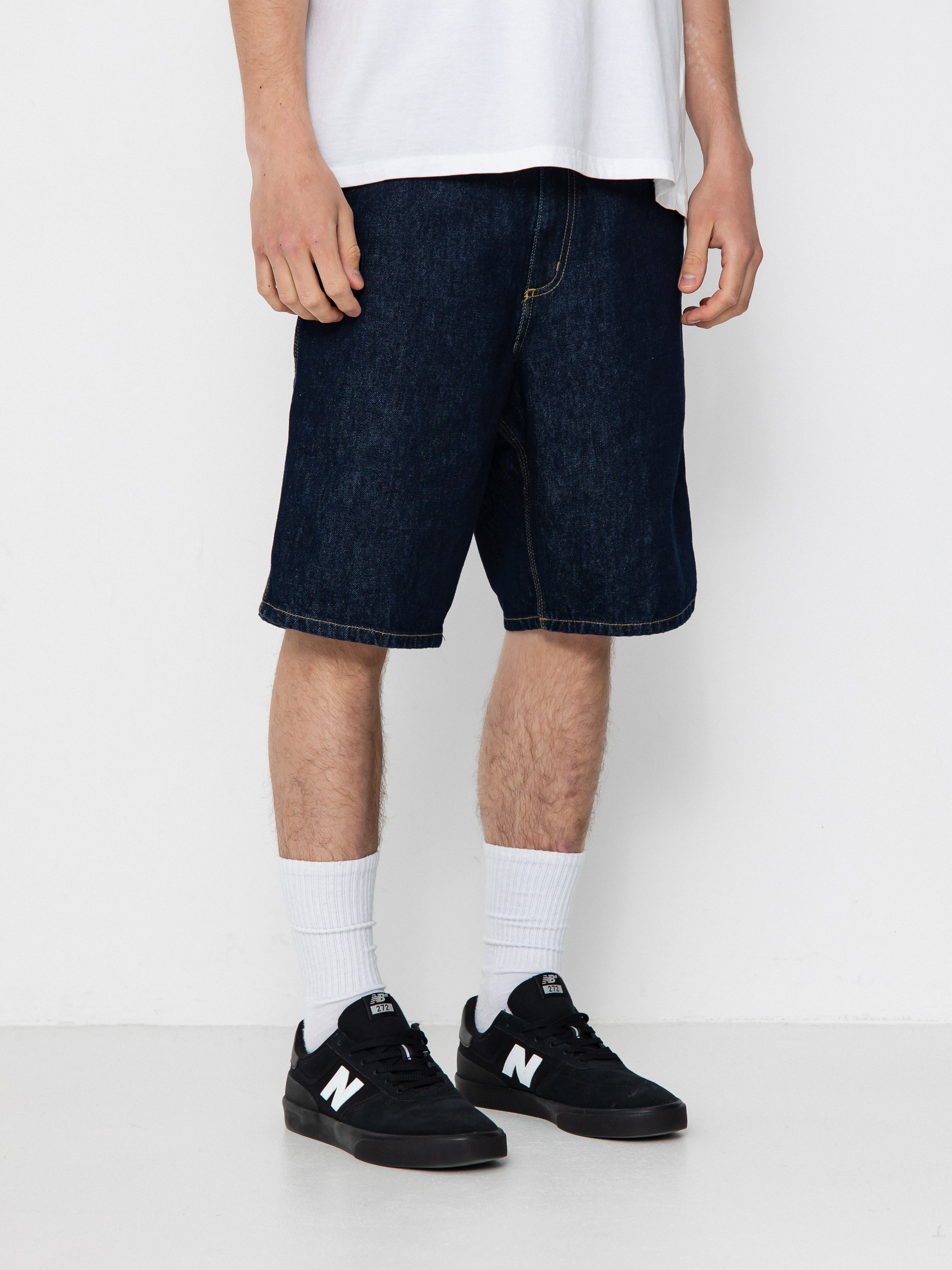 Къси панталони Carhartt WIP Single Knee (blue)