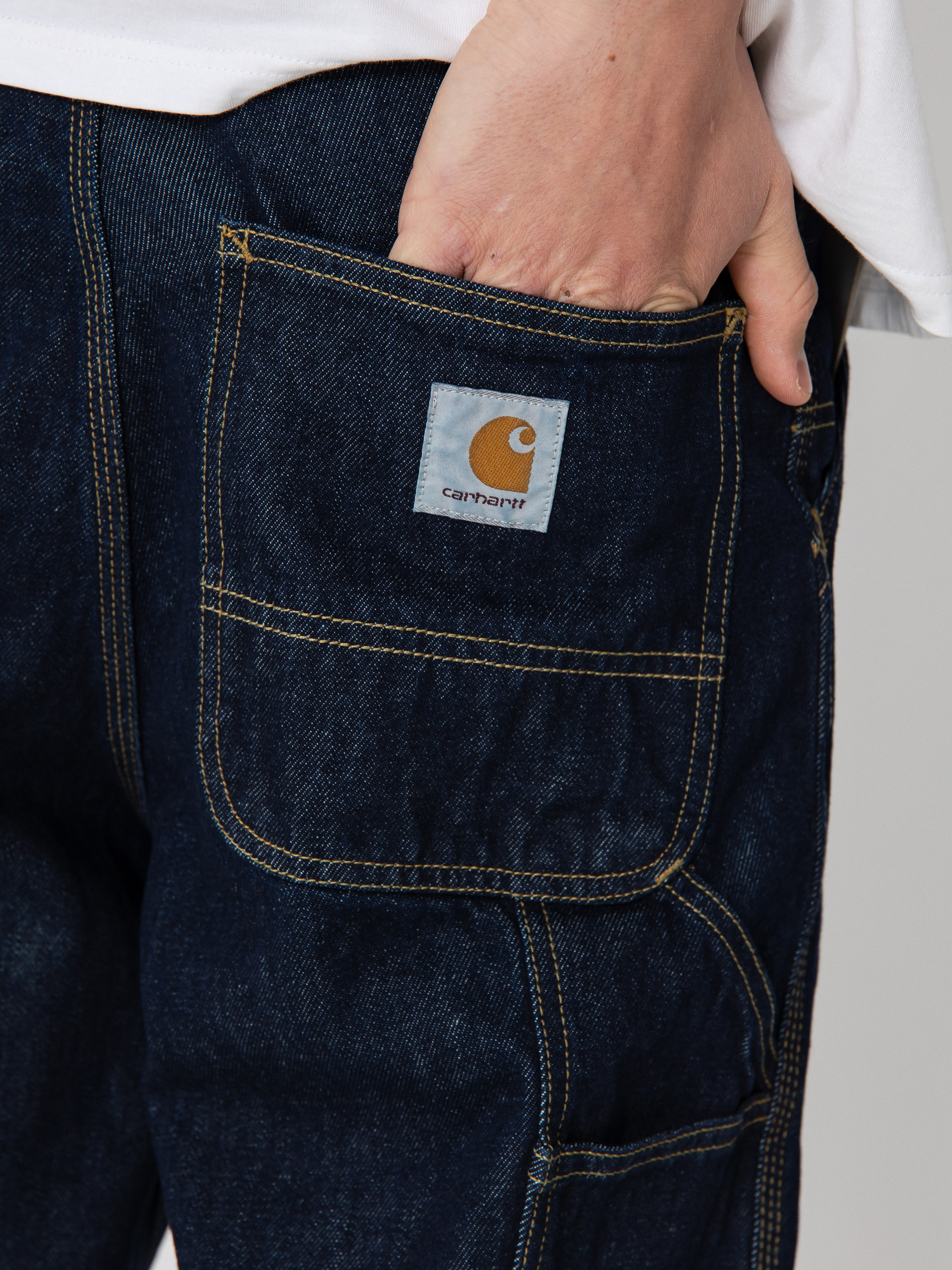 Къси панталони Carhartt WIP Single Knee (blue)