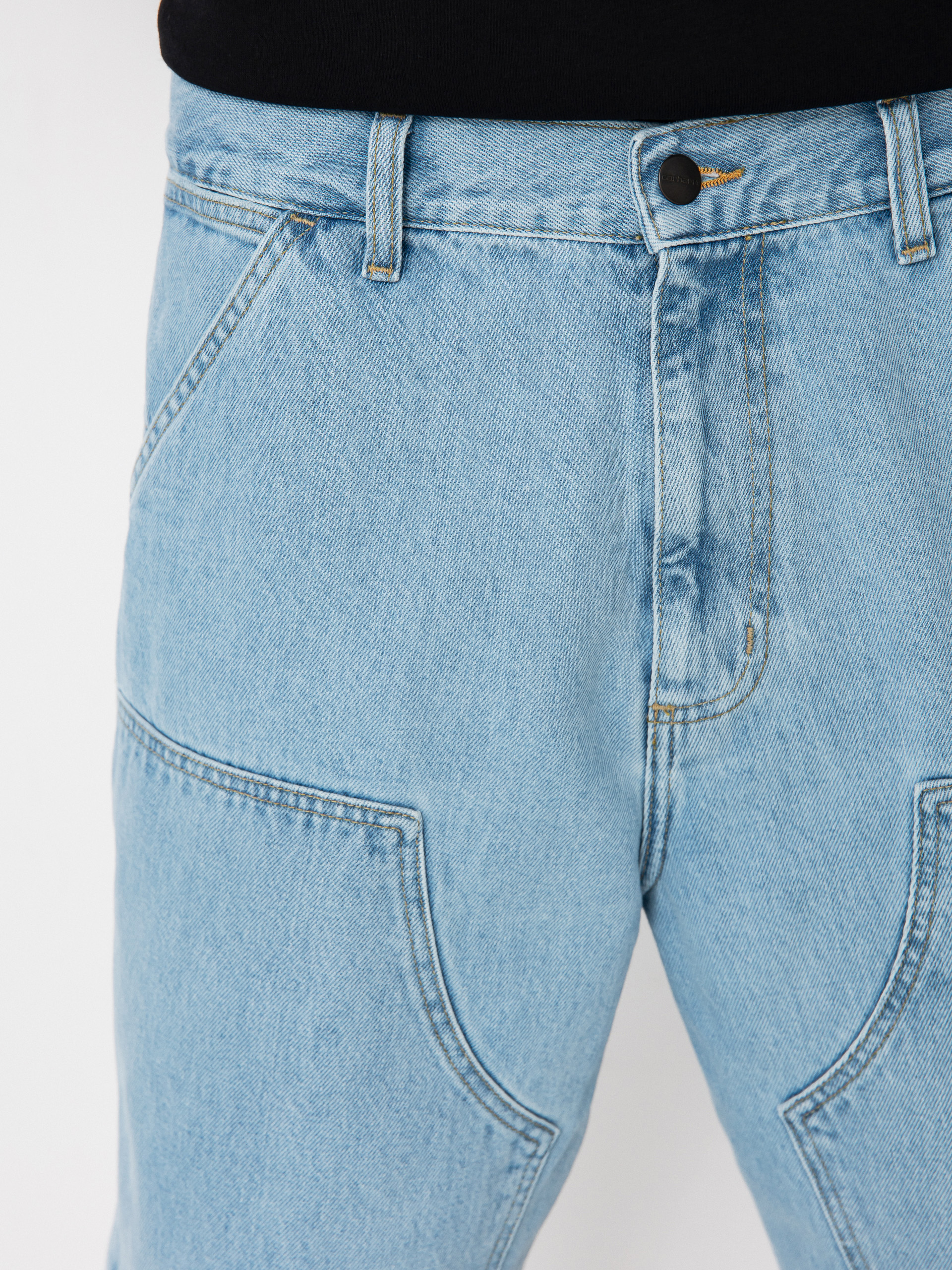 Къси панталони Carhartt WIP Double Knee (blue)