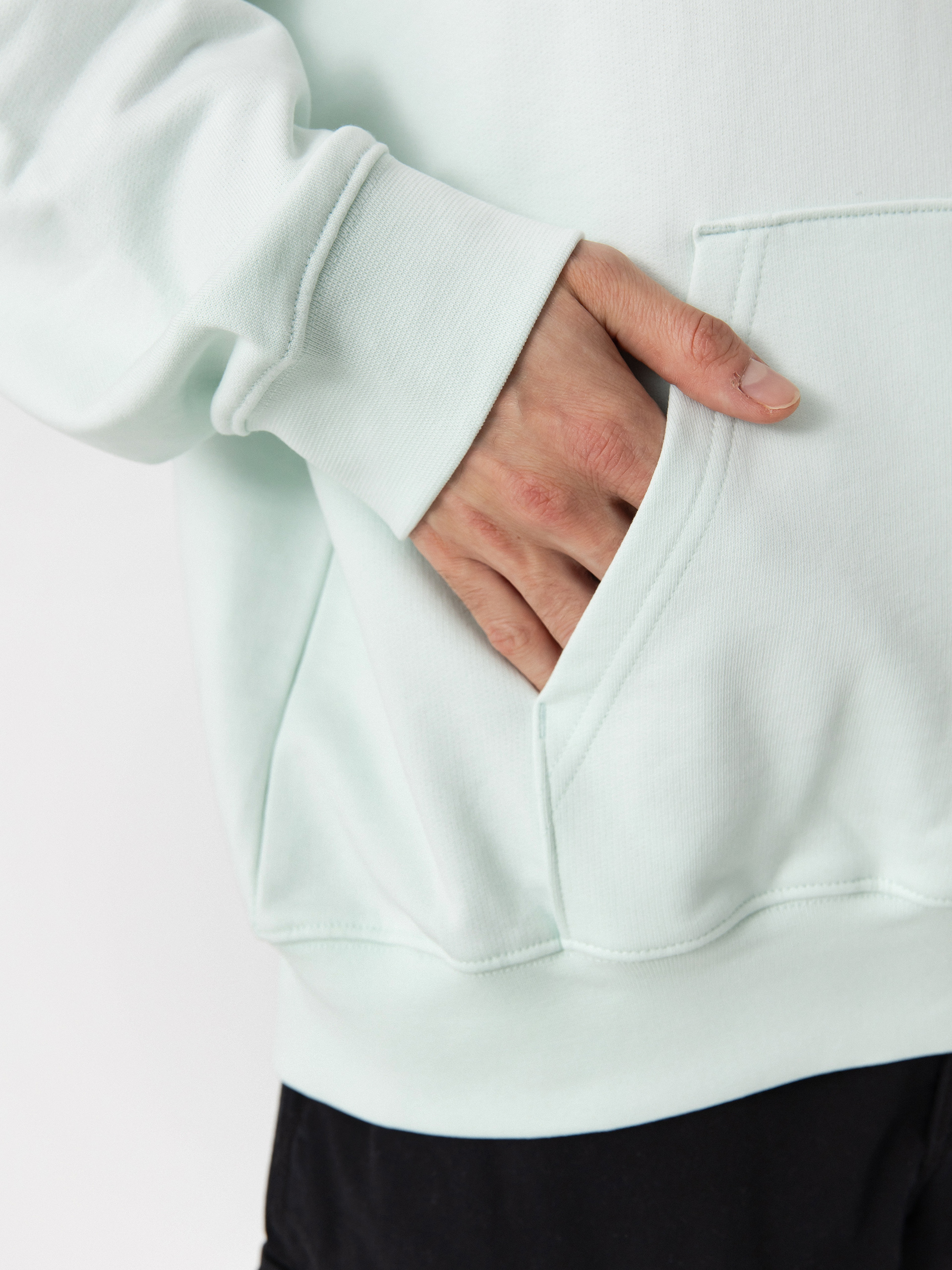 Суитшърт с качулка Vans Skull Window HD (hint of mint)