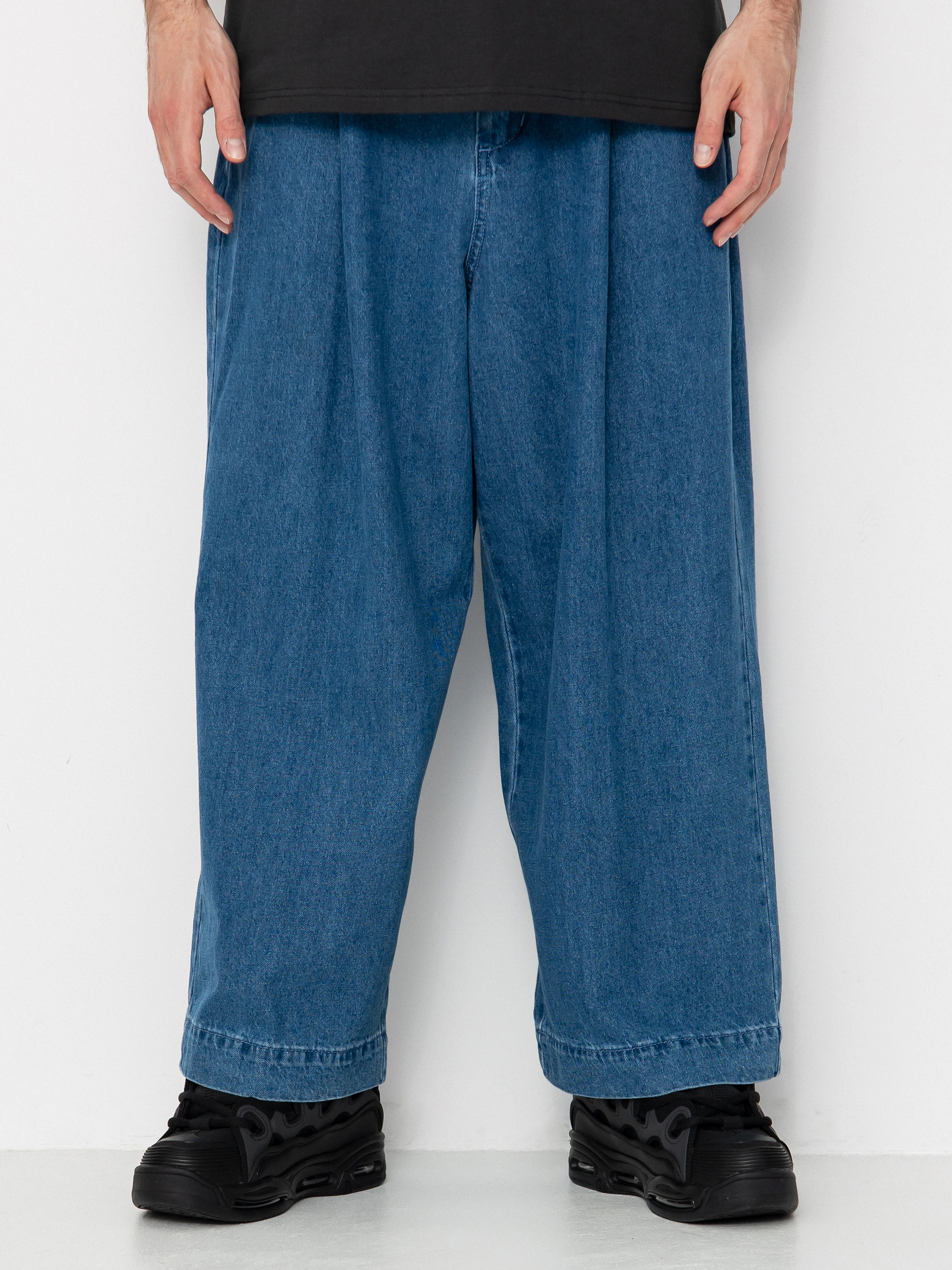 Панталони OBEY Oliver Denim Pleated (light indigo)