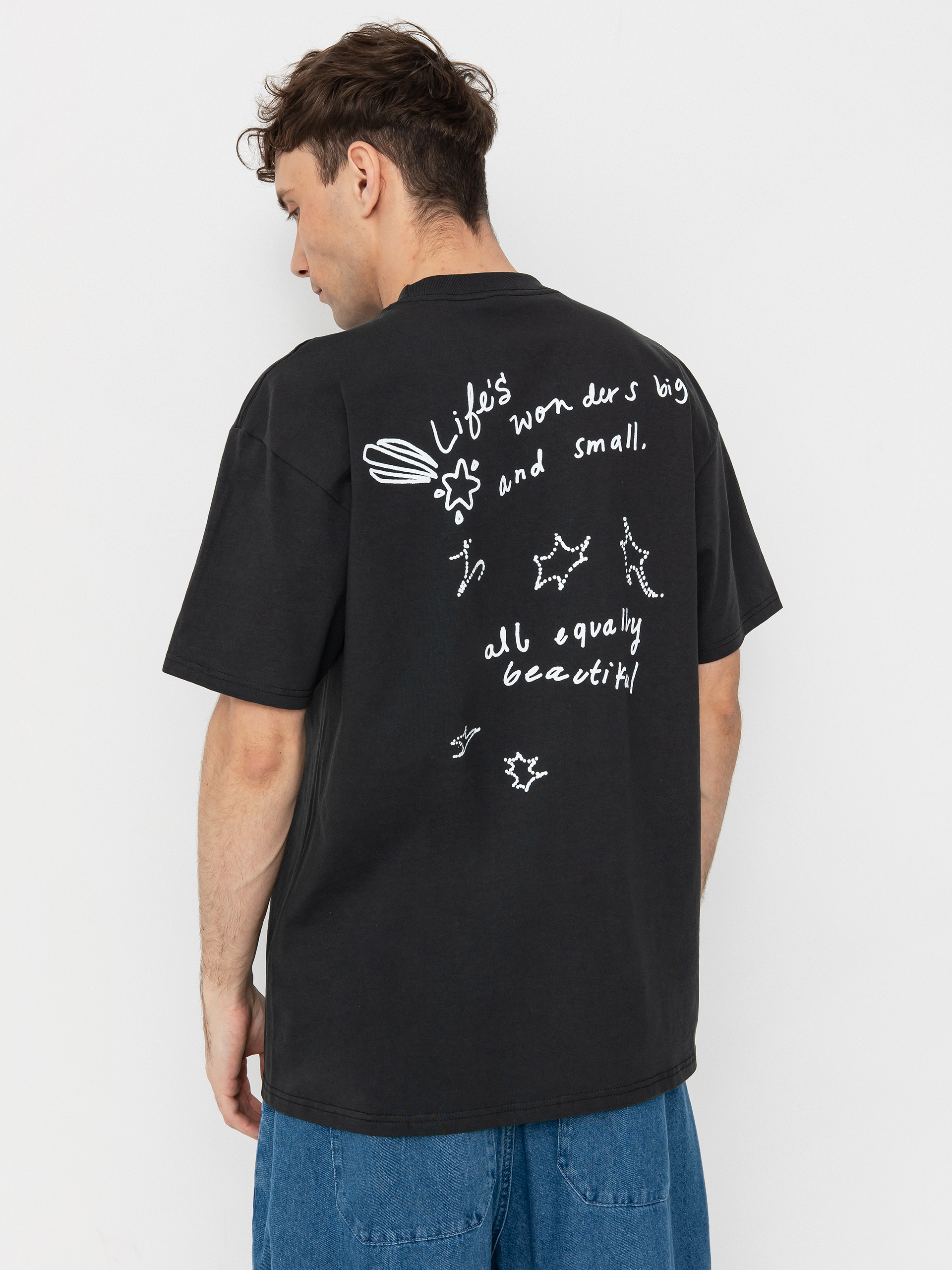 Тениска OBEY Welcome To Paradise (vintage black)