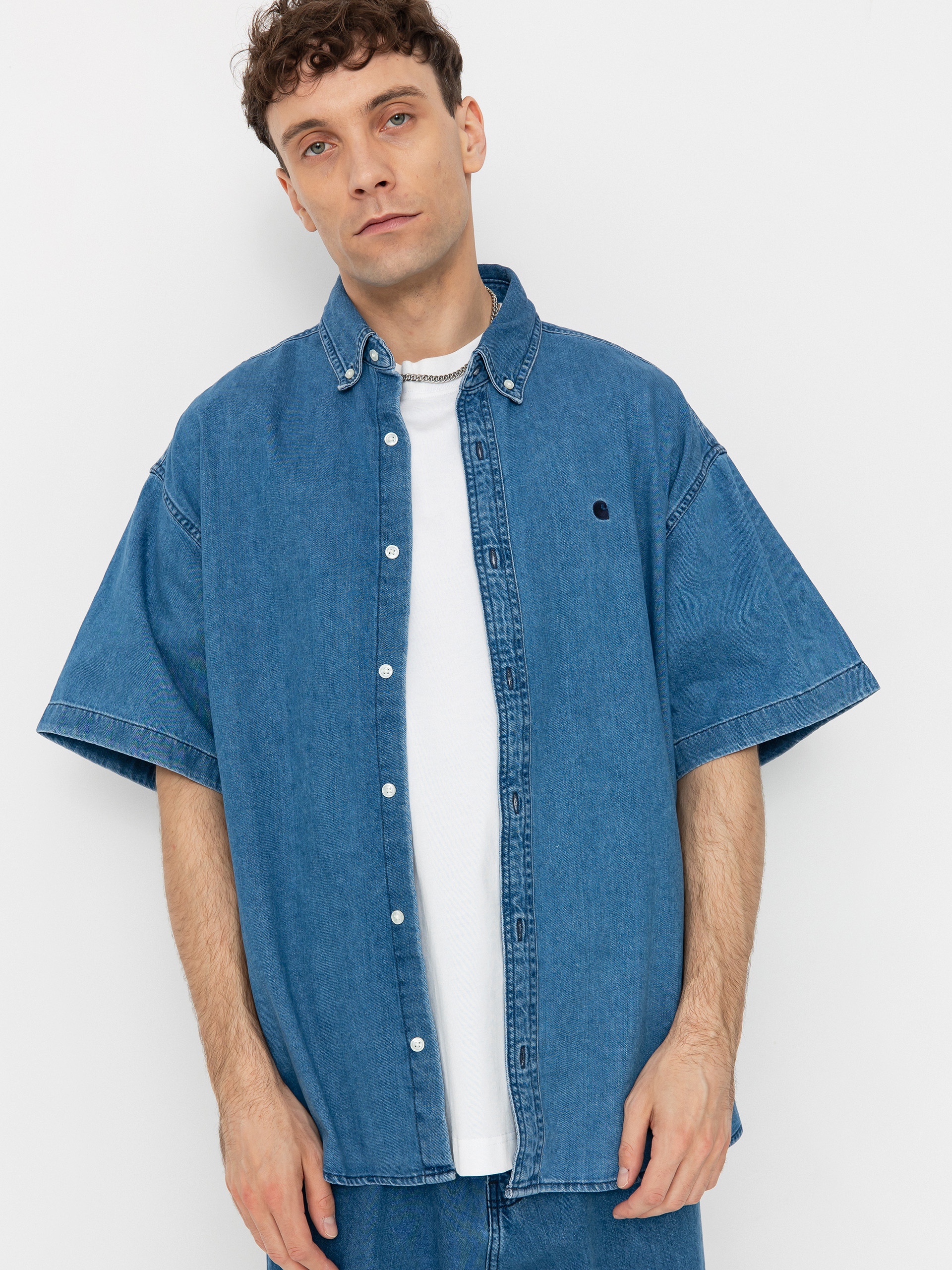Риза Carhartt WIP Lucas (blue)