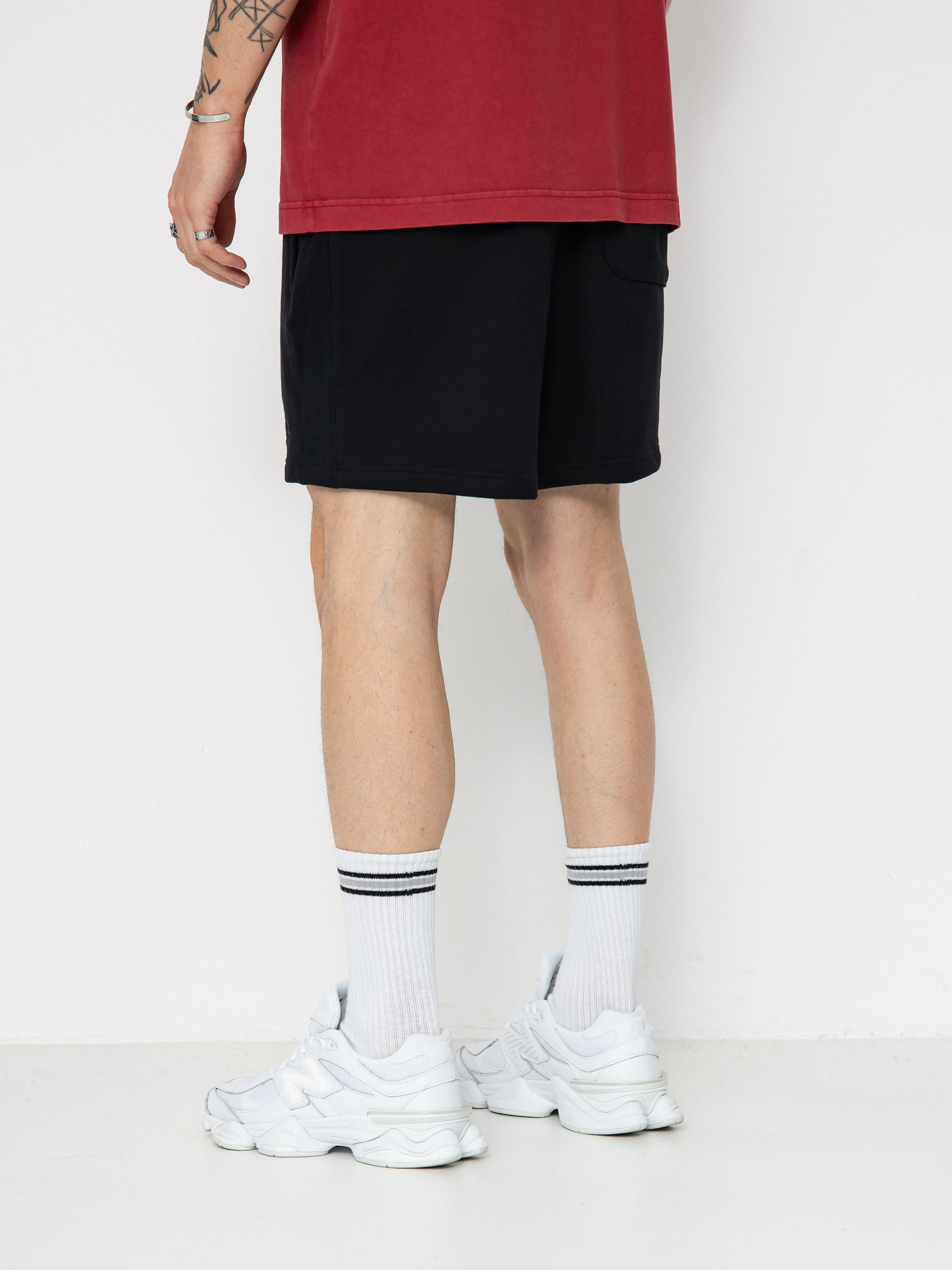 Къси панталони New Balance Athletics French (black)