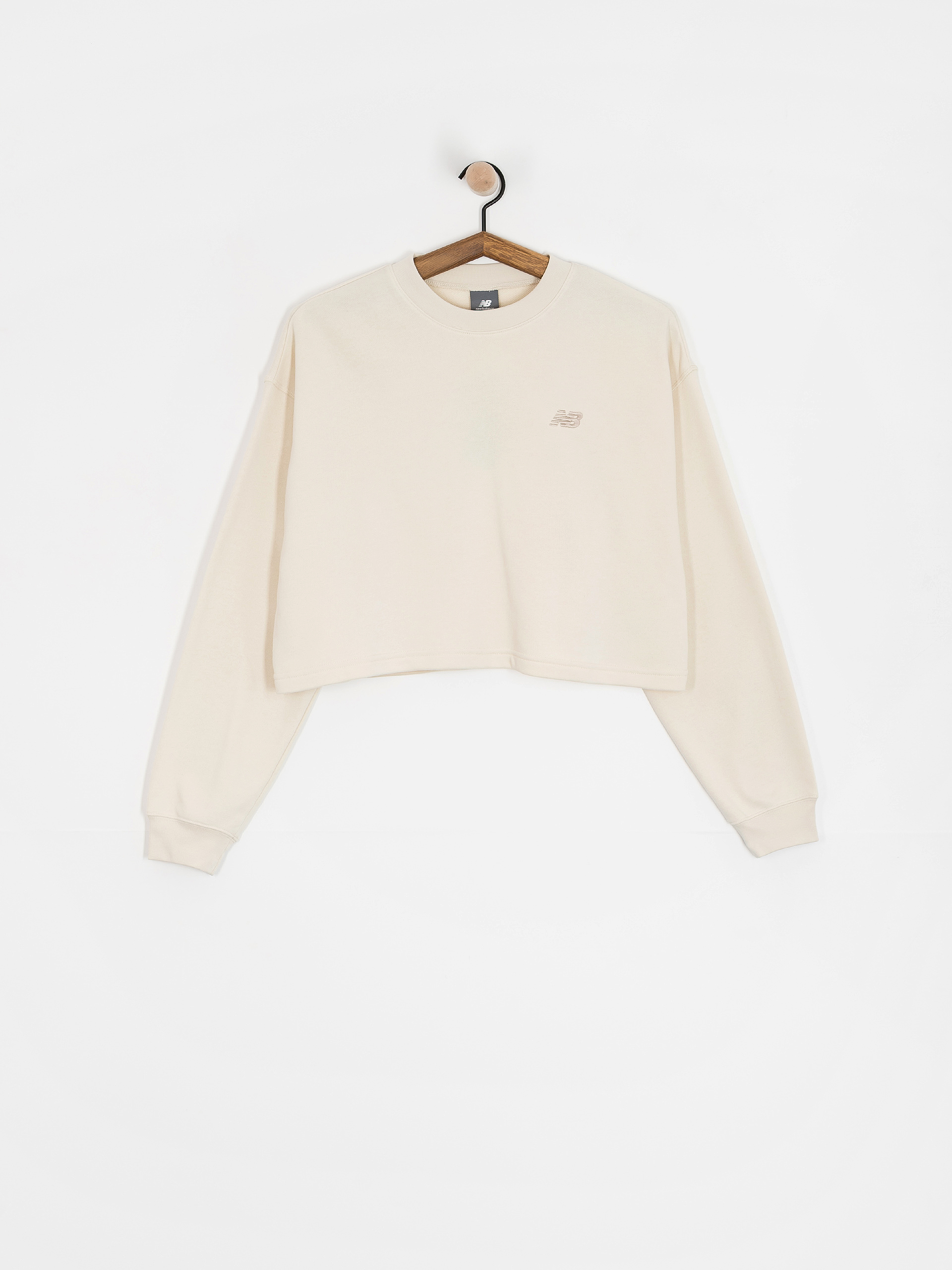 Суитшърт New Balance Coastal Fleece Wmn (linen)