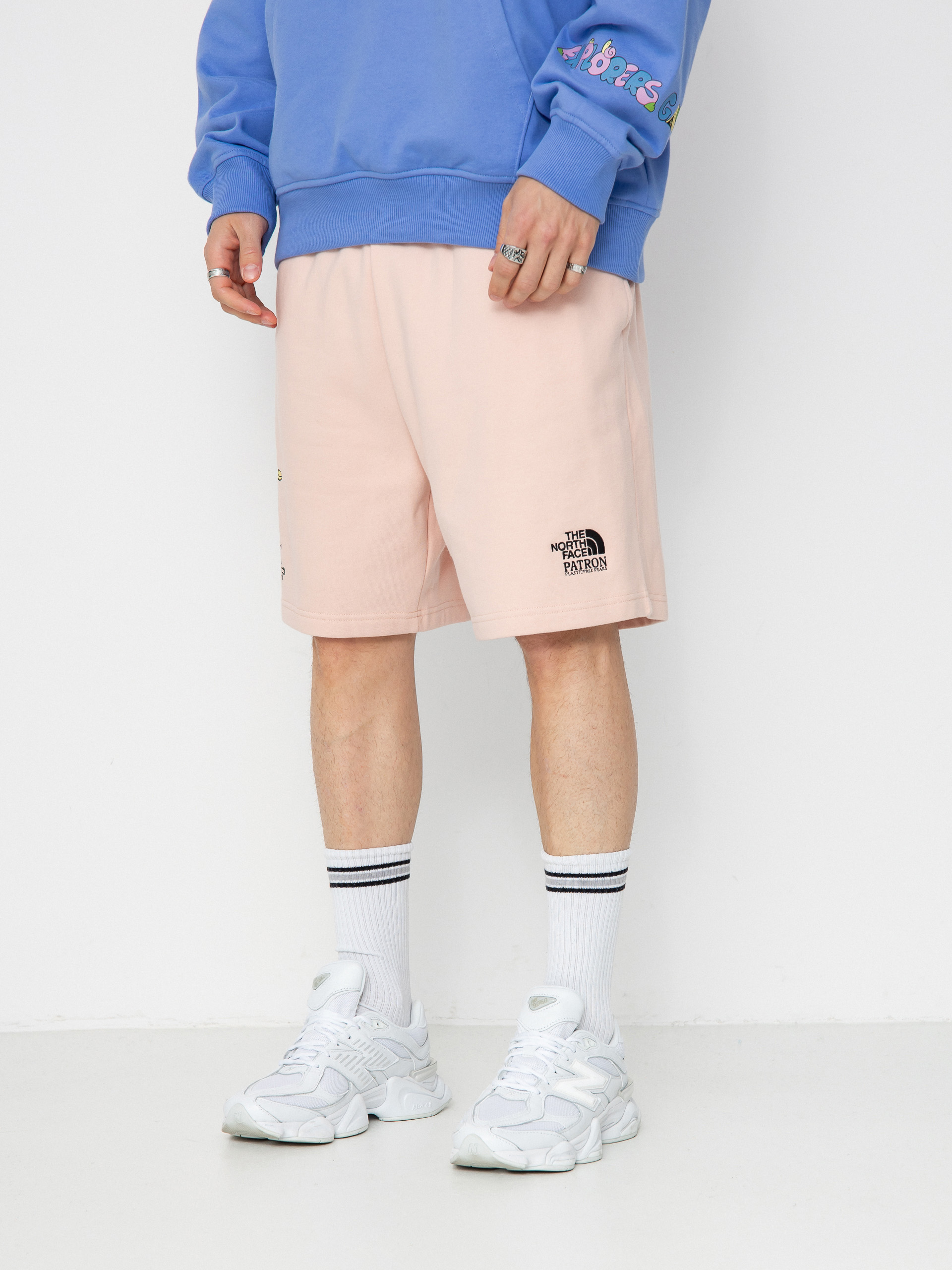 Къси панталони The North Face Mountain Cleanup Relaxed (pink moss)