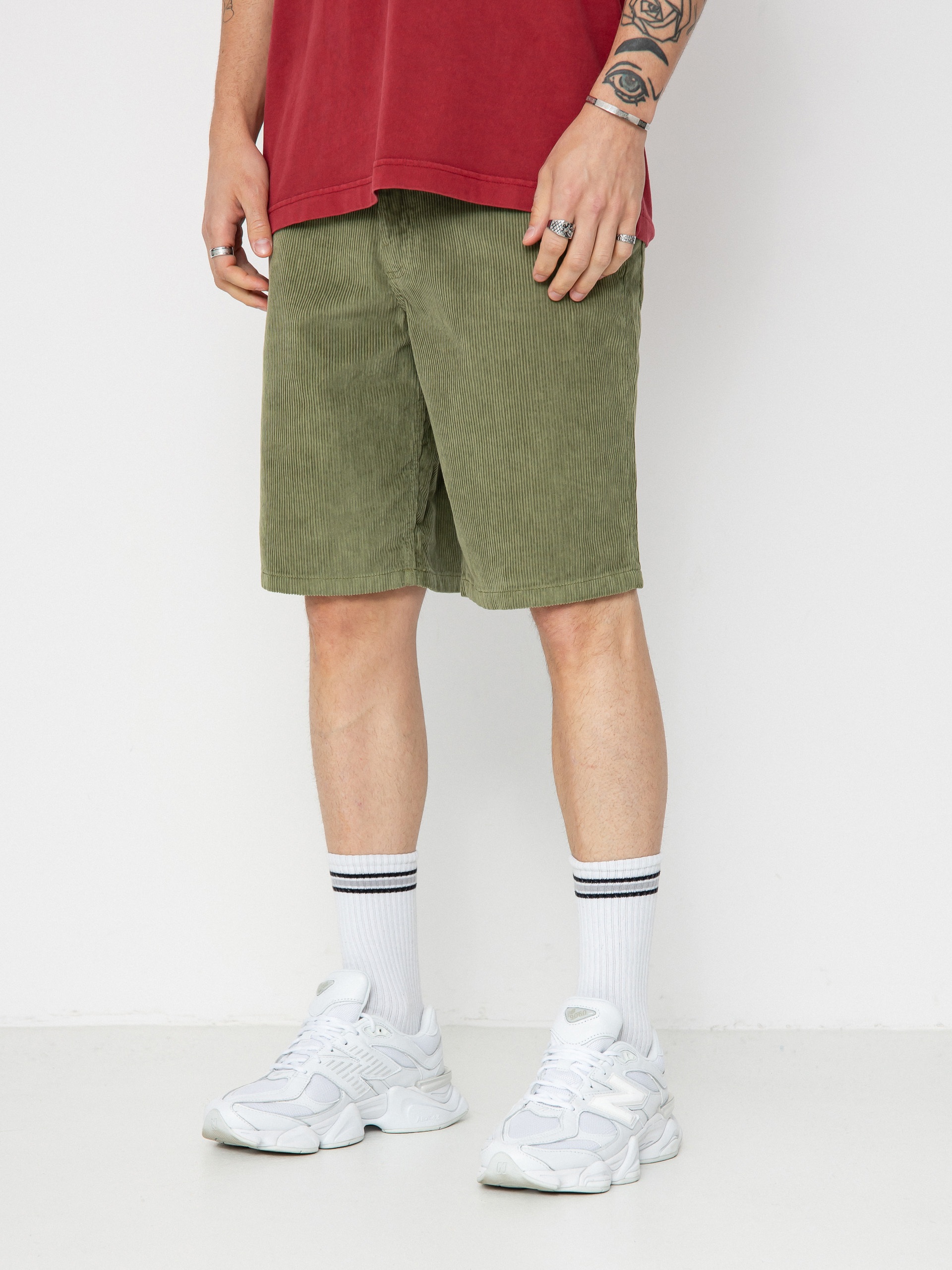 u041au044au0441u0438 u043fu0430u043du0442u0430u043bu043eu043du0438 Vans Check 5 Loose Corduroy (loden green)