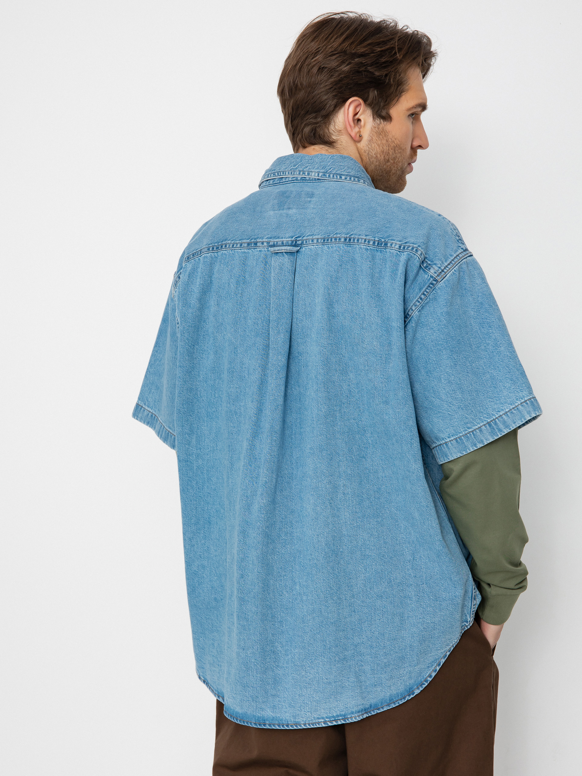 Риза Carhartt WIP Lucas (blue)
