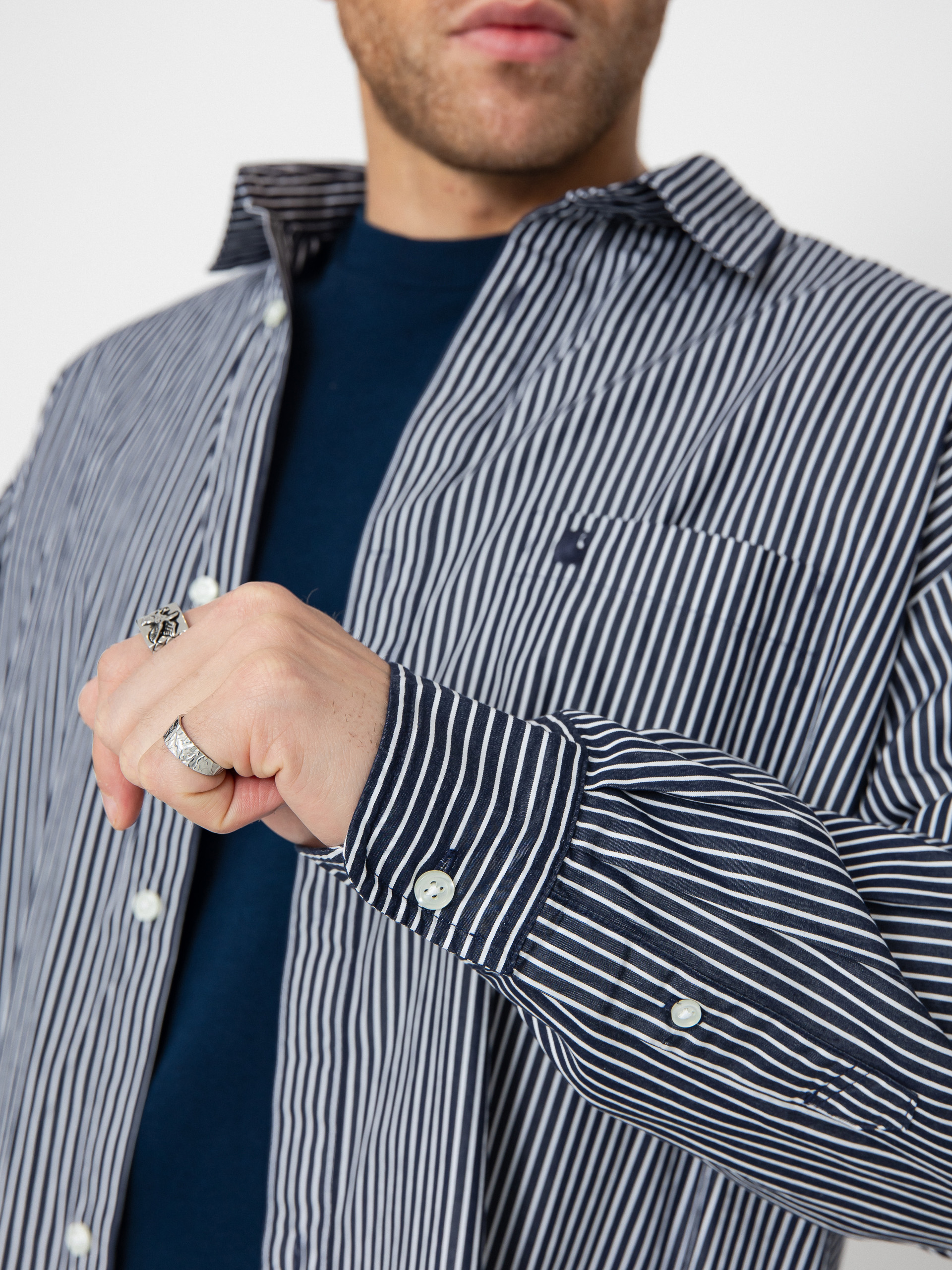Риза Carhartt WIP Notus (arvin stripe/space)