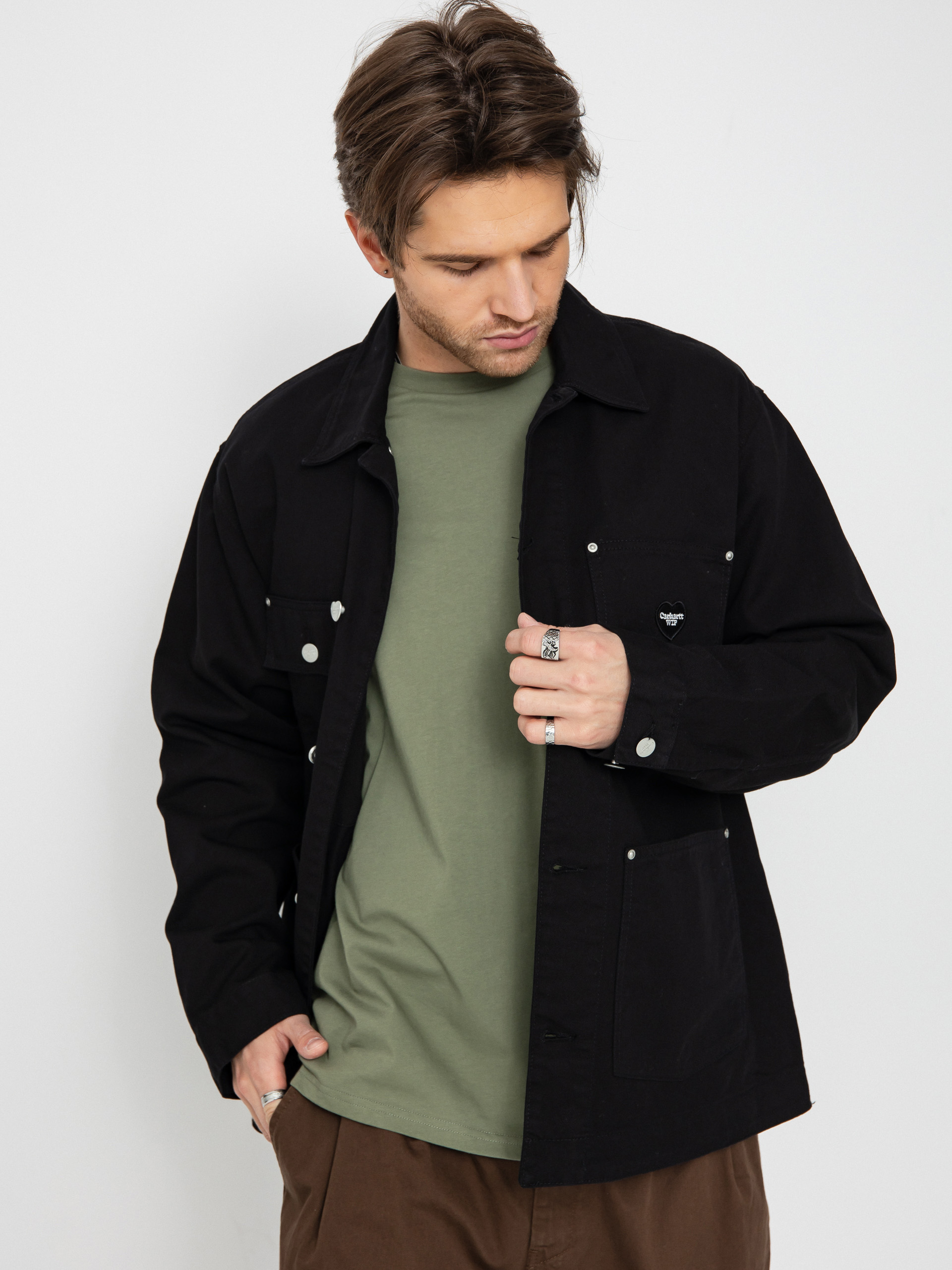 Яке Carhartt WIP Drewe Chore Coat (black)