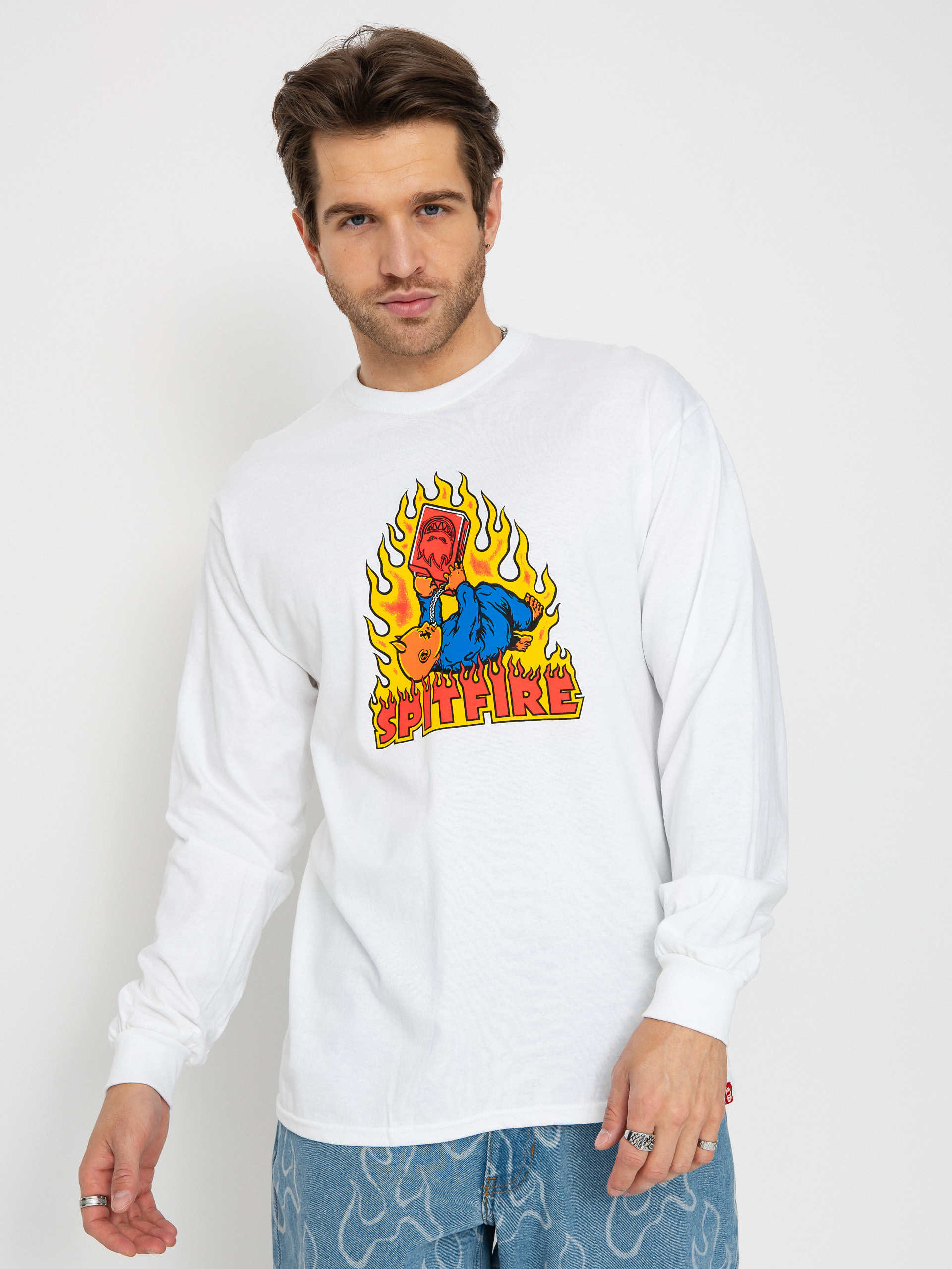 Блуза Spitfire Demonseed (white/multi color print)